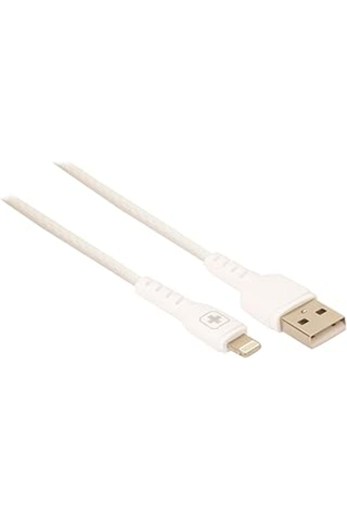 Pazarcan Pdateknoloji Swiss Power Lightning Silikon Kaplamalı Data Ve Şarj Kablosu Sws-Cal02 - Beyaz