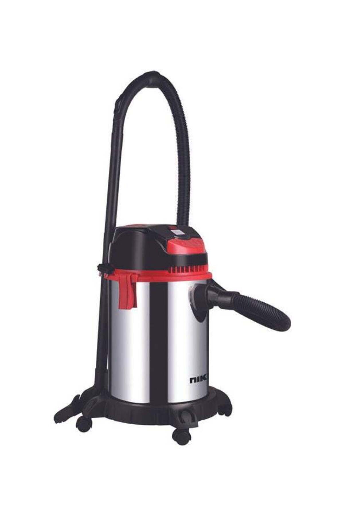 Nikai-30 Liter Wet & Dry Vacuum Cleaner, Stainless Steel Drum, Blow & Suction Function, Block/Dust Full In 1