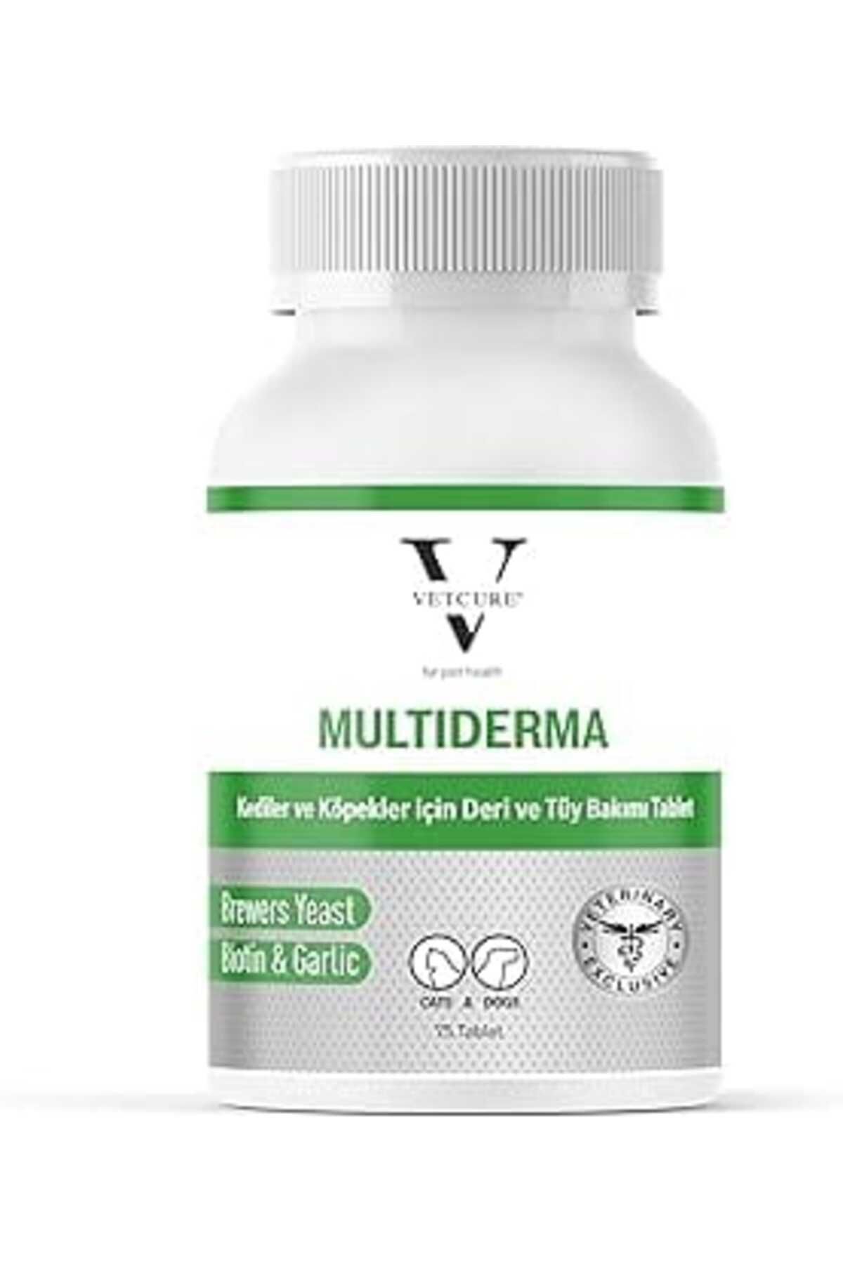 robotrend Vetcure Multiderma Ve Köpek Deri Tüy Ve Tırnak Sağlığı Destekleyici 75 Tablet
