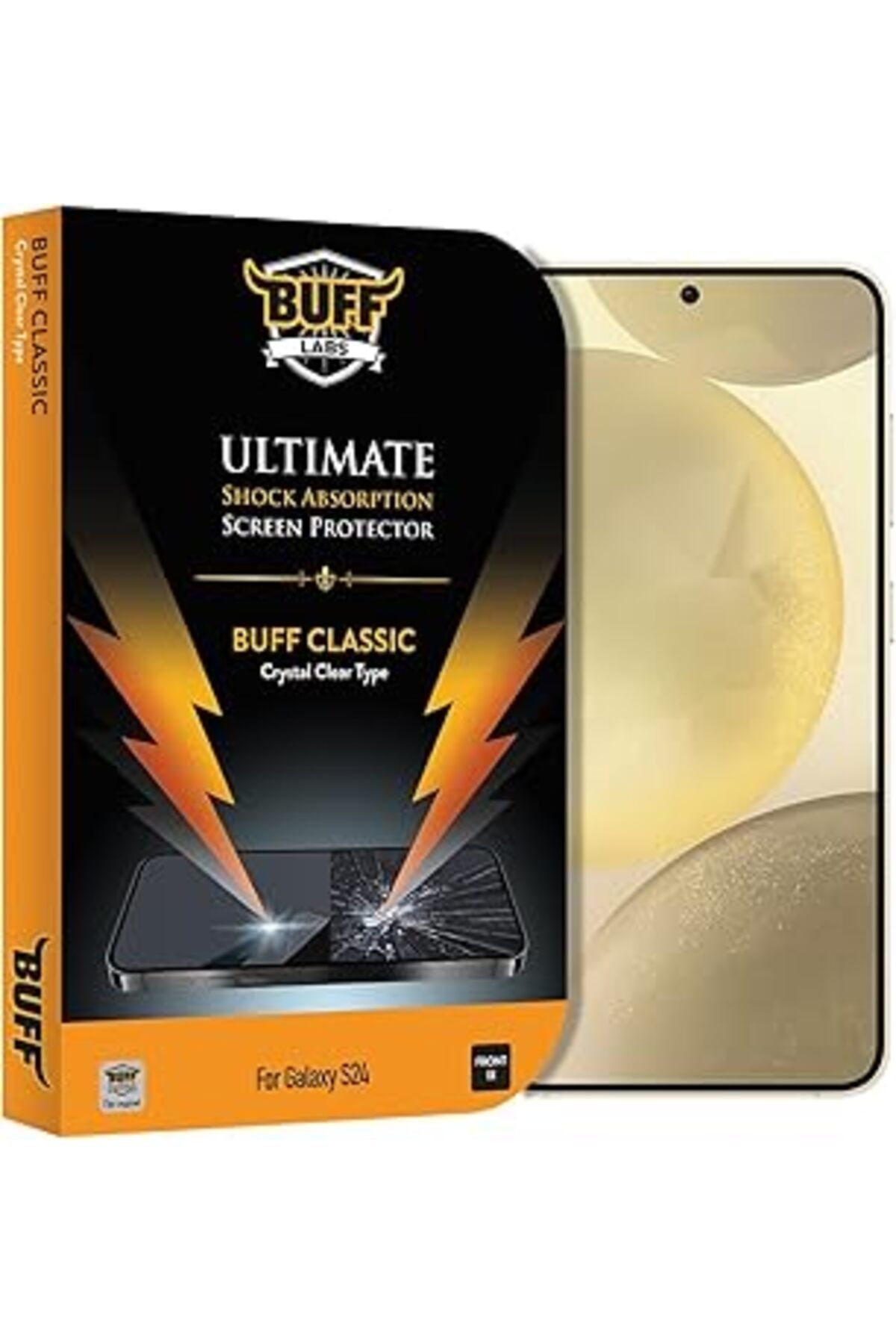 Pazarcan Buff Labs Galaxy S24 Serisi Classic Darbe Emici Ekran Koruyucu Film (S24)
