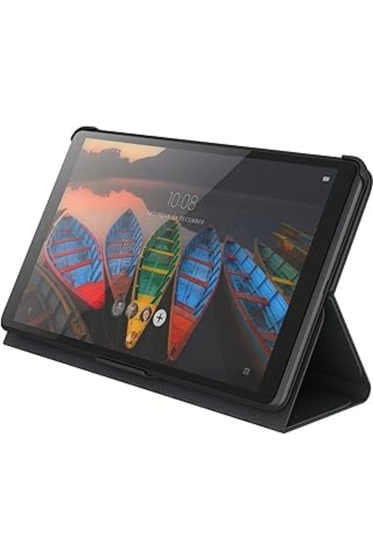 NZM TİCARET Lenovo Tab M8 Folio Siyah Tablet Kılıfı