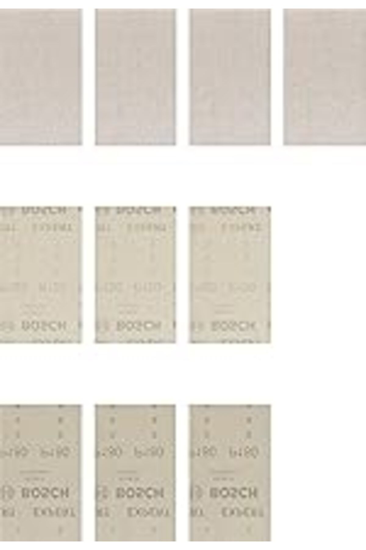 karadağsb Bosch Professional 10 Parça Expert M480 Ağ Zımpara Seti (Boyalı Ahşap, Sert Ahşap, 80X133 Mm, Akses