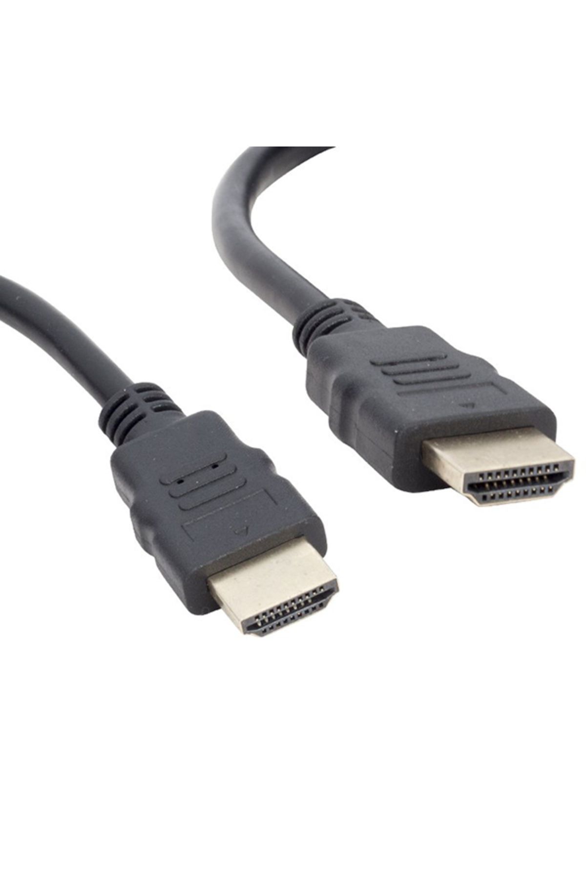 robotrend Plastik Düz Siyah 1.5 Metre Poşetli Gold Uçlu Hdmi Kablo