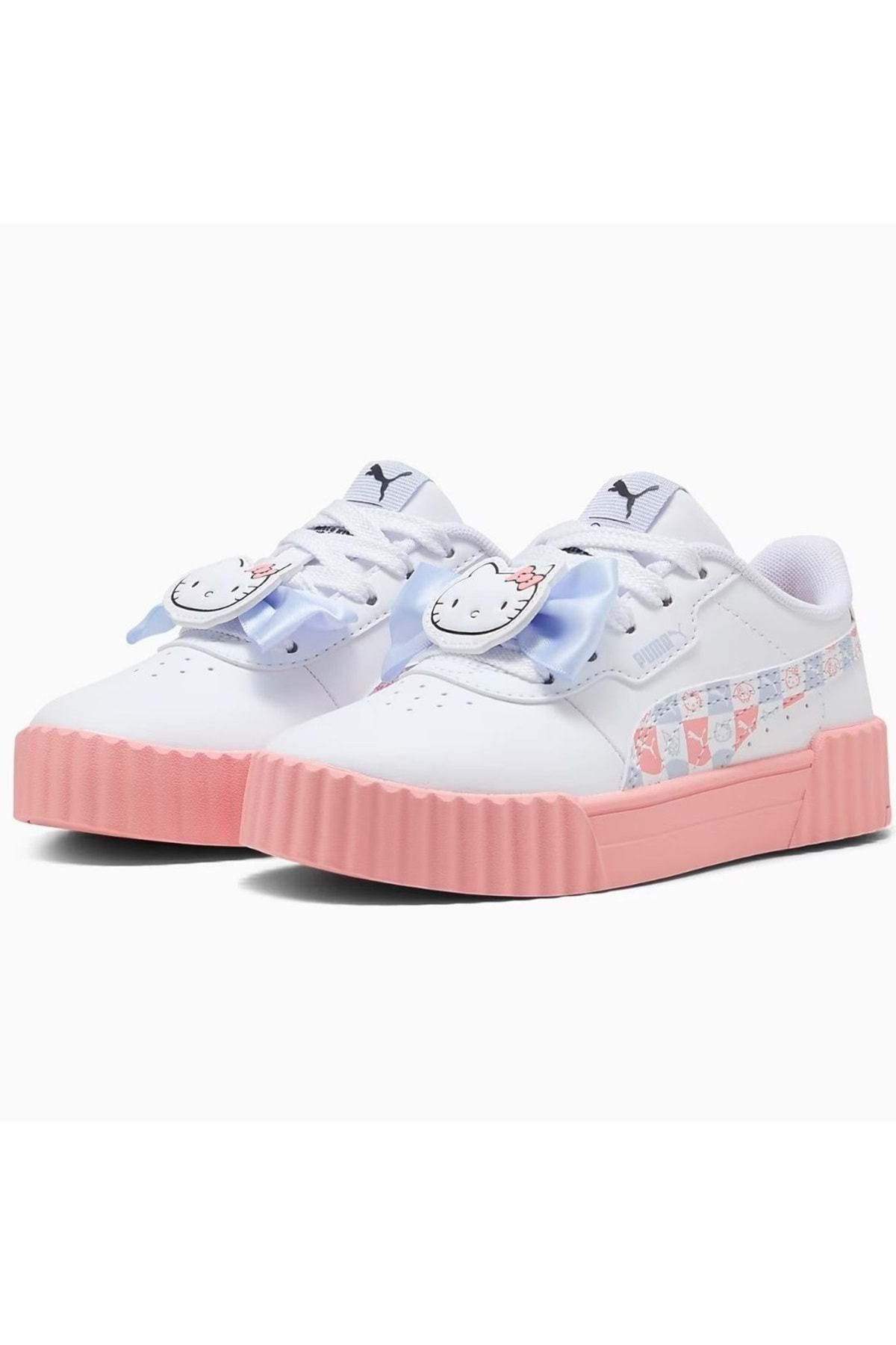 Puma 401419-01 Carina 3.0 Hello Kitty Ps Ortopedik Çocuk Spor Ayakkabı Beyaz