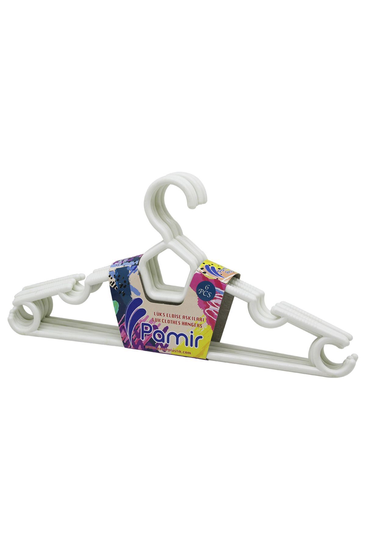 Shop58 6 PARÇA PLASTİK KARİZMA ELBİSE ASKI (4172)