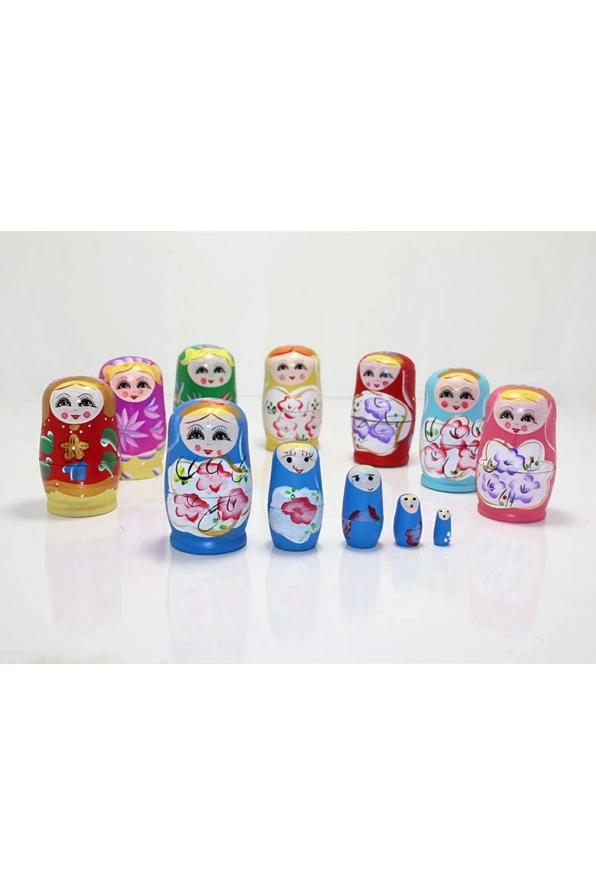 Hepta Collection 5'Li Ahşap Matruşka Alk1204