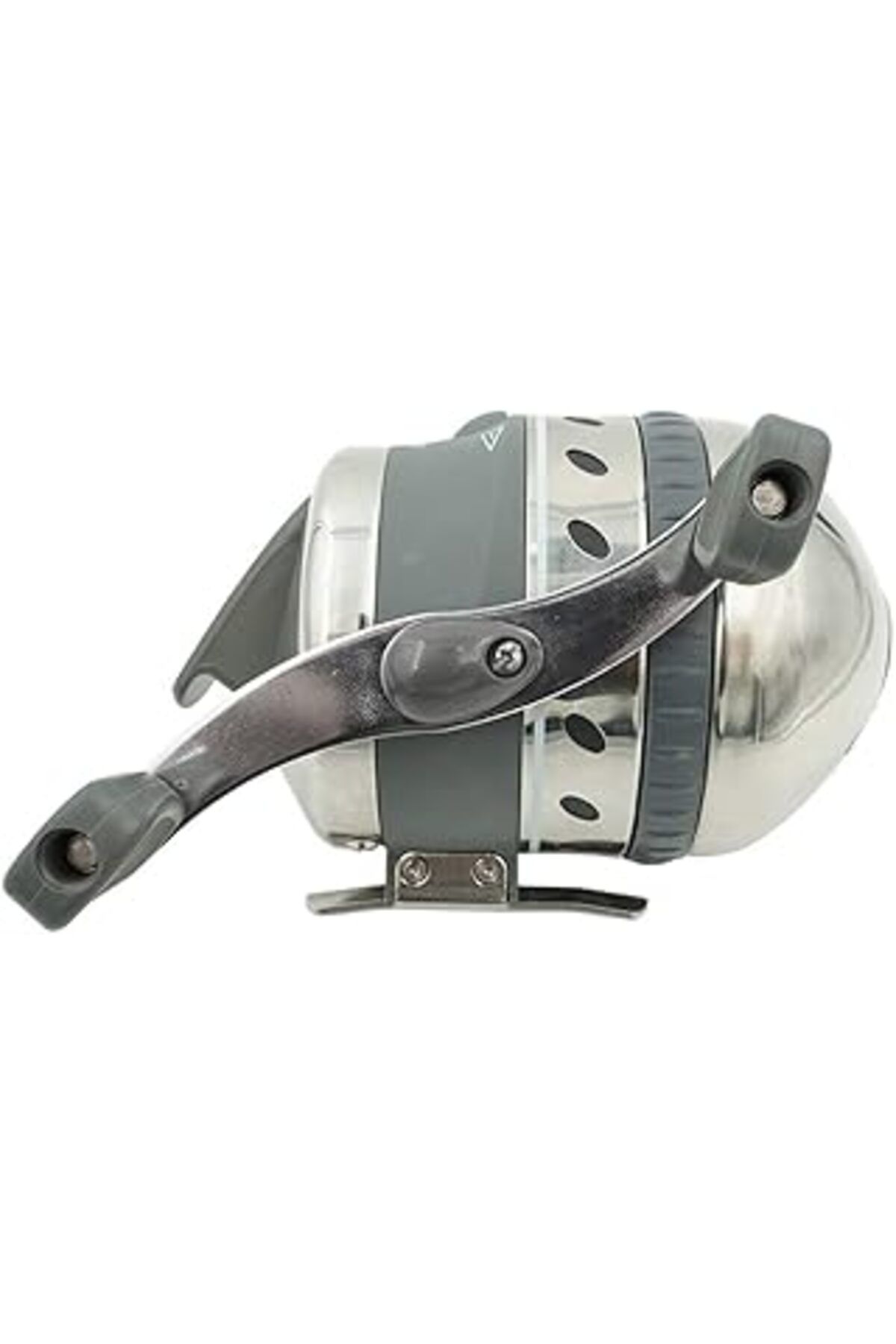 Pazarcan Muzzy 1097 Xd Bow Fishing Reel With 150 Line Installed & Extended Hood,Silver