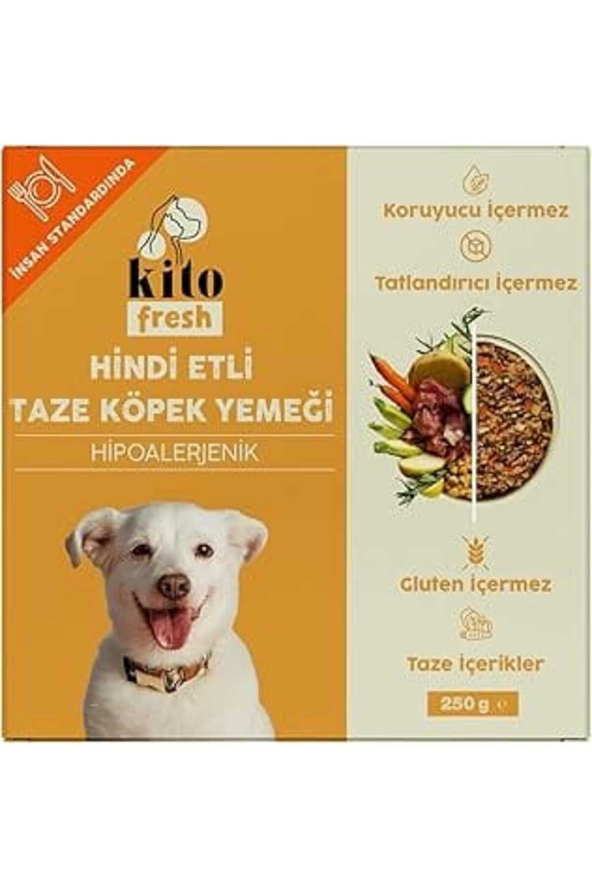 karadağsb Kito Fresh Hindi Etli Taze Köpek Yemeği, 250Gr