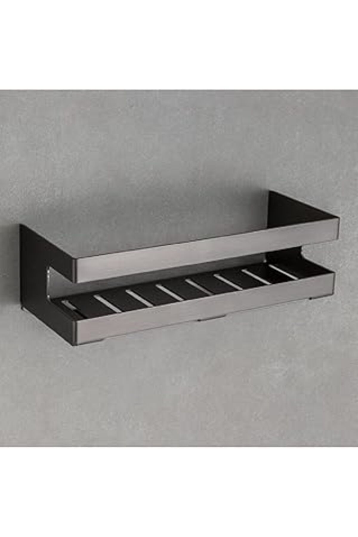 Mu Art System Banyo Duş Raf Sistemi Füme Renk 98X100X250 Mm