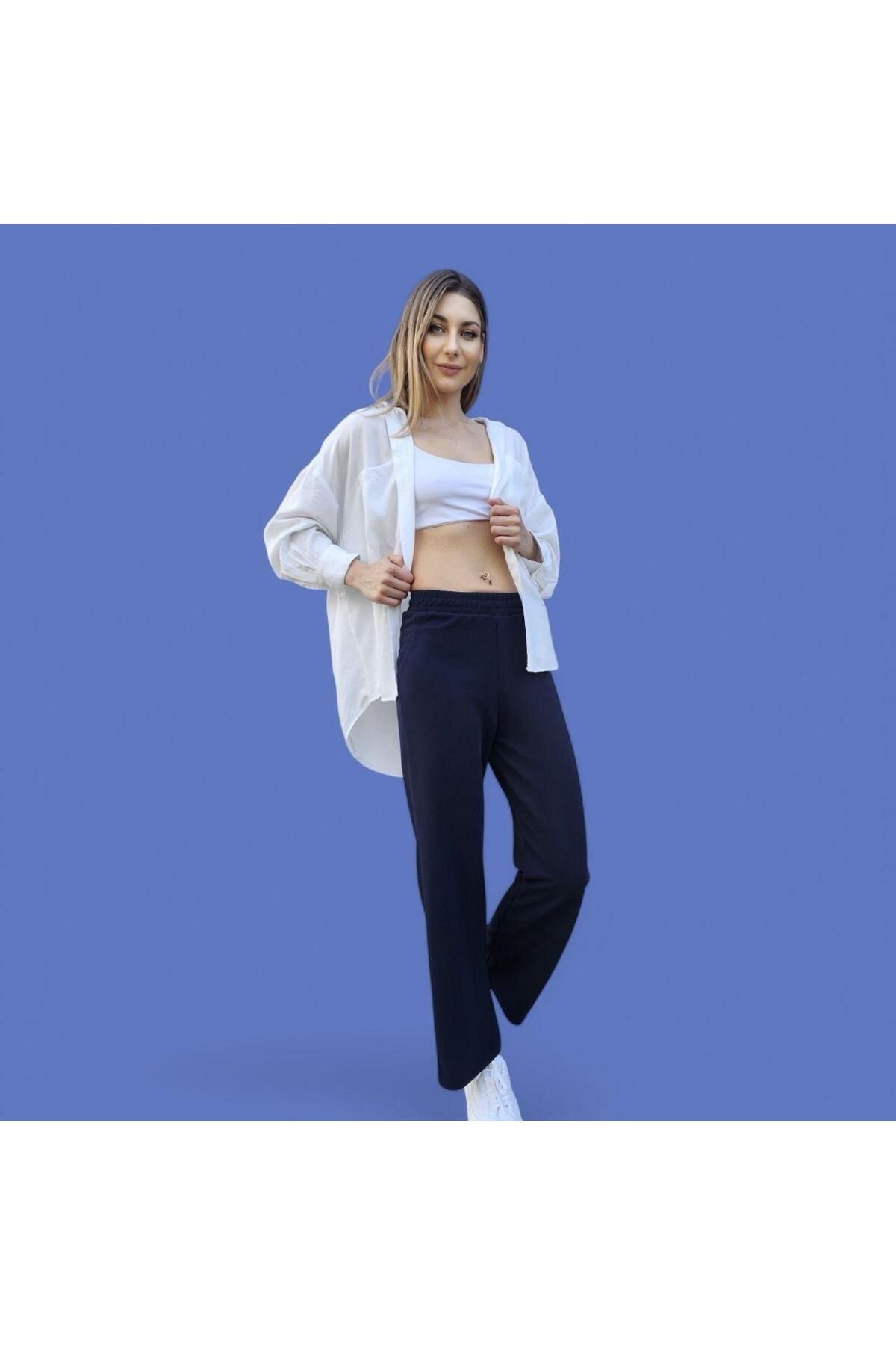 NESLİ KİDS PALAZZO BELİ LASTİKLİ GENİŞ PAÇA PANTALON