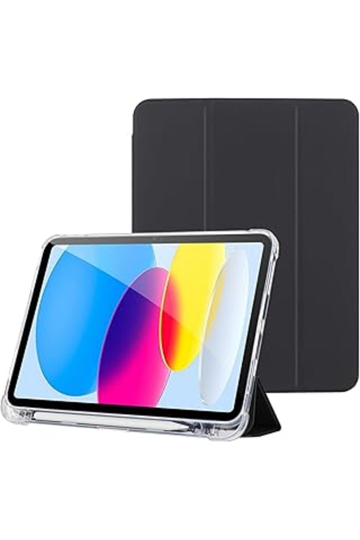 karadağsb Klasse Apple Ipad 10.9 Inç 2022 10. Nesil Uyumlu Smart Kılıf, Apple Pencil Kalemlikli, Trifold, Esn