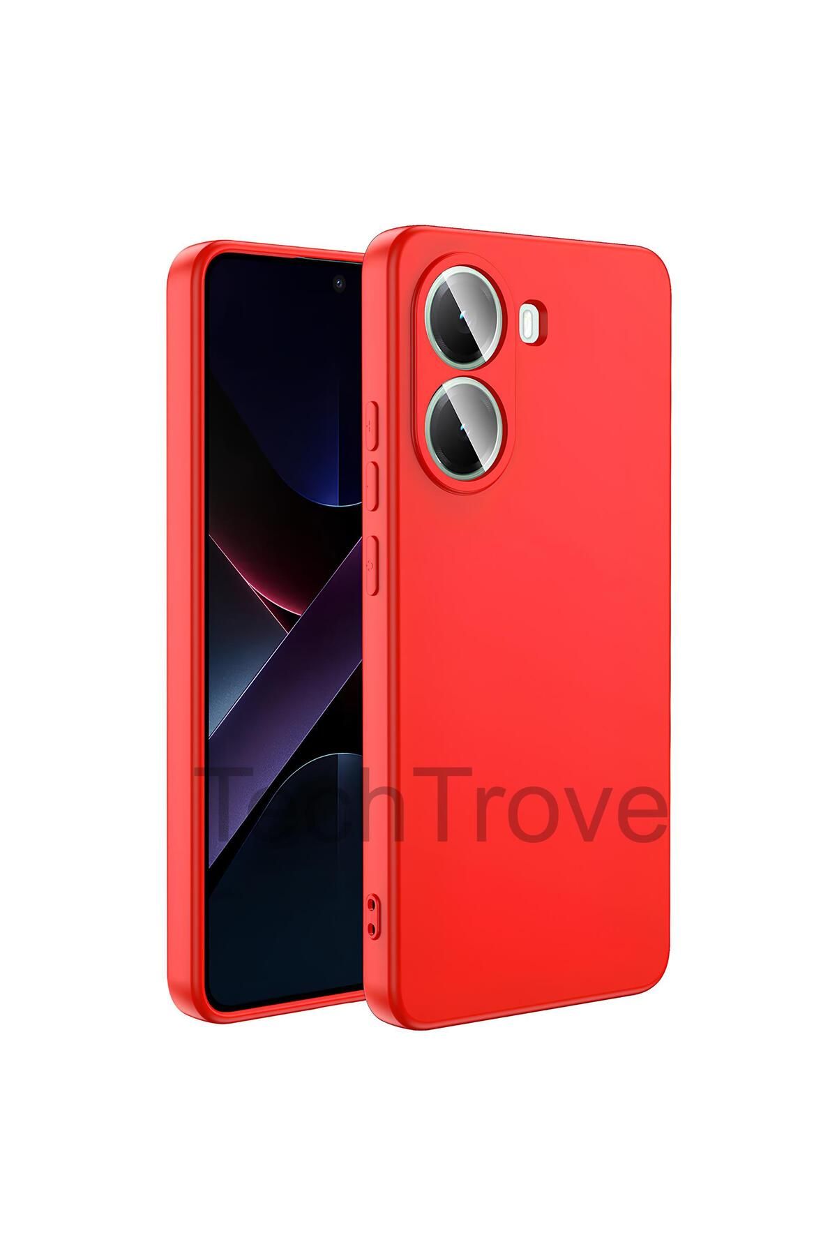 TechTrove Xiaomi Poco X7 Pro Kılıf İçi Kadife Süet Tasarımlı Kamera Korumalı Renkli Silikon Kapak
