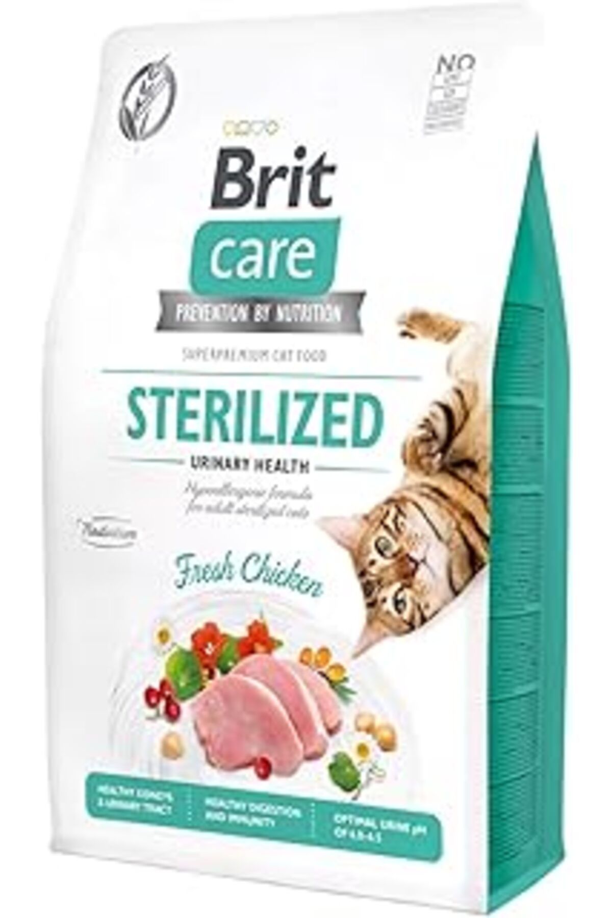 karadağsb Brit Care Urinary Health, İdrar Yolu Problemi Olan Kısırlaştırılmış Kediler İçin, Tahılsız, Hipoale