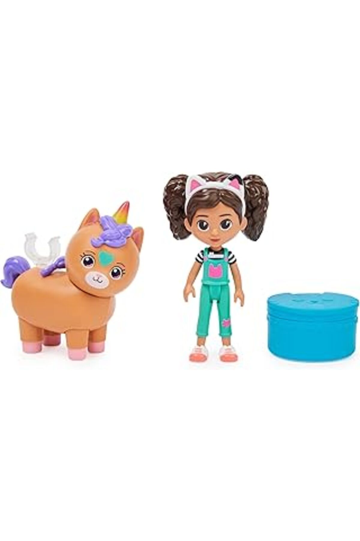 nazeninstoğu Gabby'S Dollhouse, Cat-Tivity Set, Kittycorn At – Gabby Ve Kico Gökkuşağı Tek Boynuzlu At Seti, 3 Y