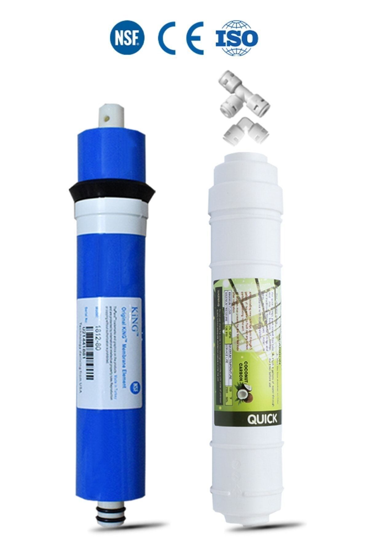 Filter Store Su Arıtma Cihazı Filtresi Membran Filtre + Tatlandırıcı Son Karbon Filtre