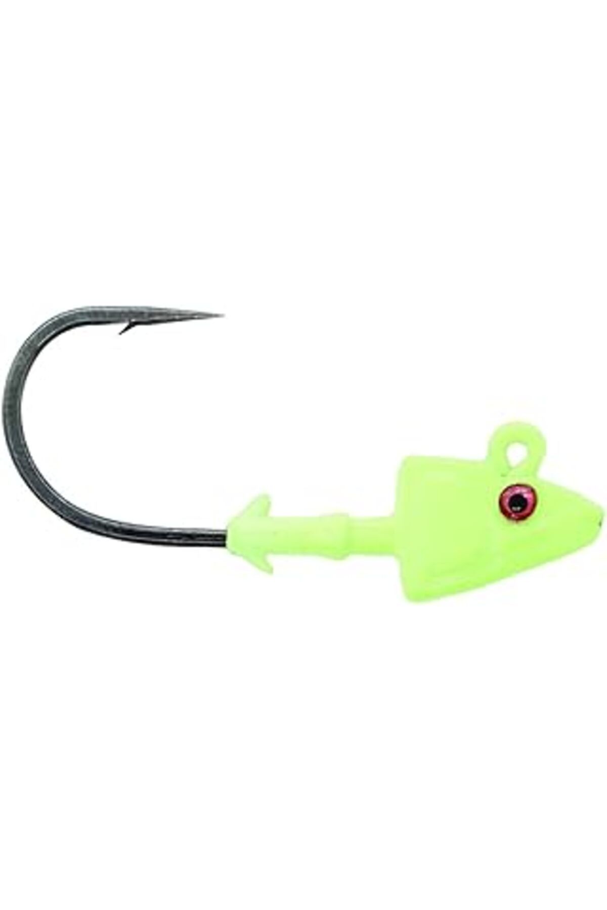 NETWORK ART Mustad Sd824 Shad Jig Head GG - GLOW GREEN 7GR - 3LU - 3-0