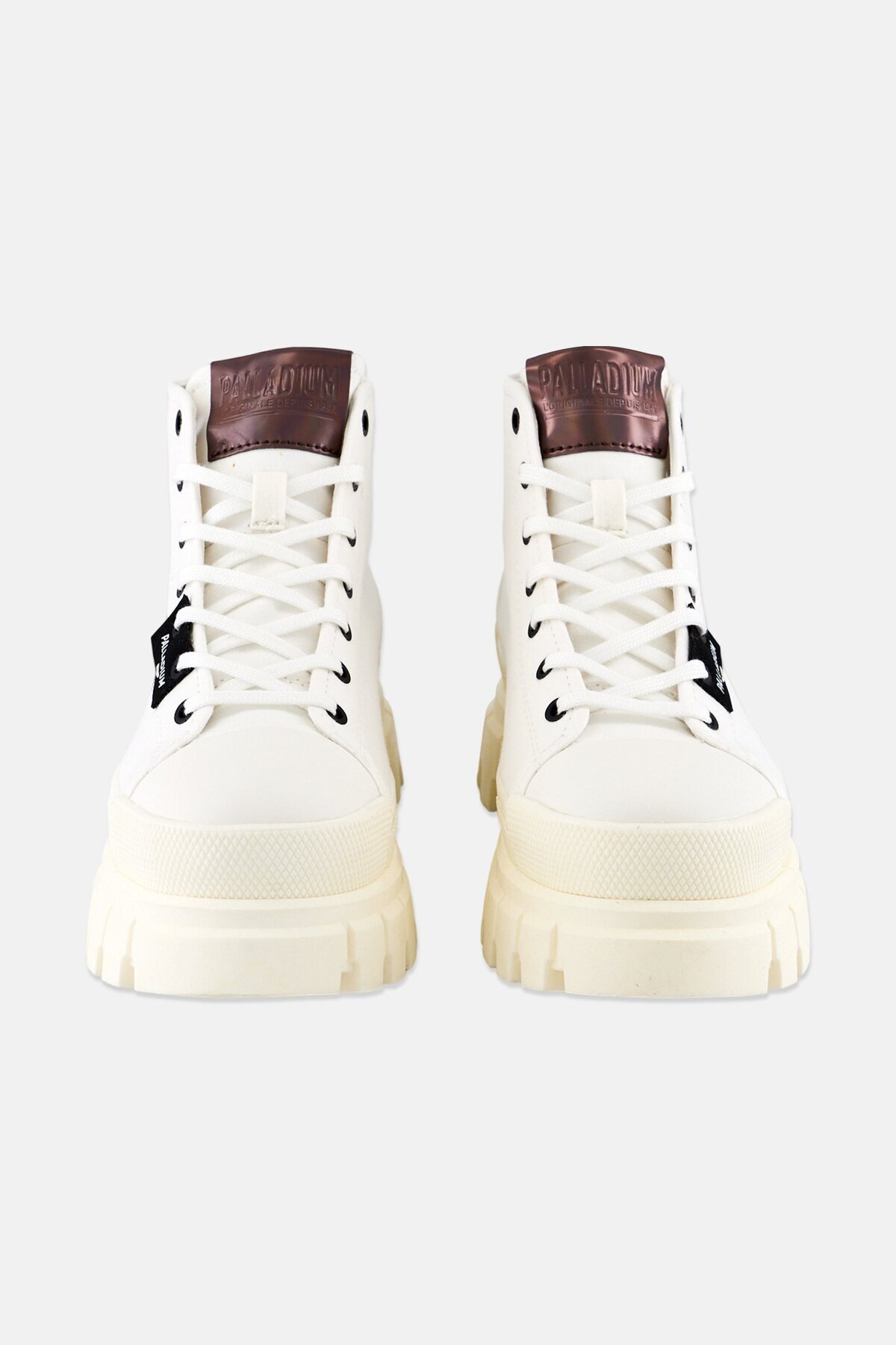Palladium-Women Medium Revolt Hi Tx Lace Up Ankle Boots, White 3