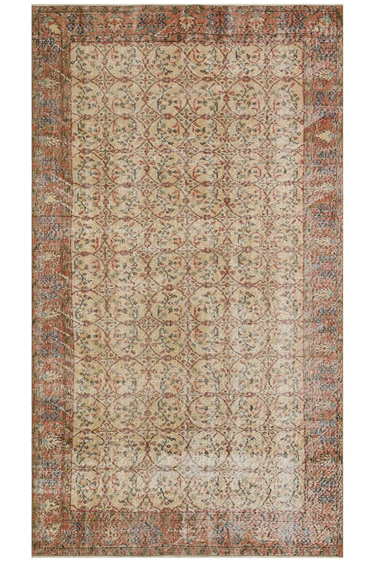 Sempati halı Sıcak Tonlu El Dokuma Halı 175x263 cm 9088