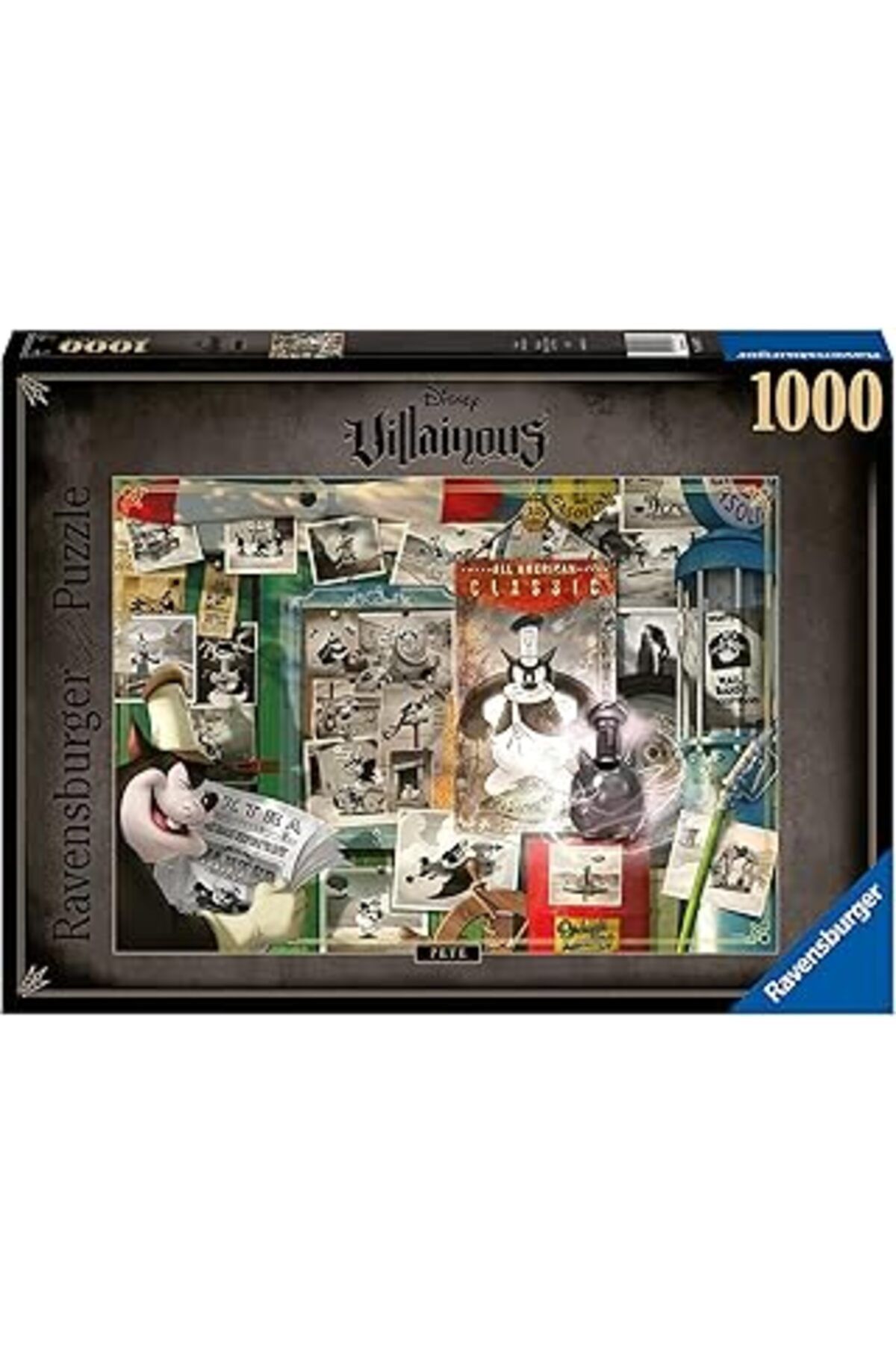 karadağsb Ravensburger 168873 1000 Parçalı Puzzle Disney Villains: Pete, Renkli