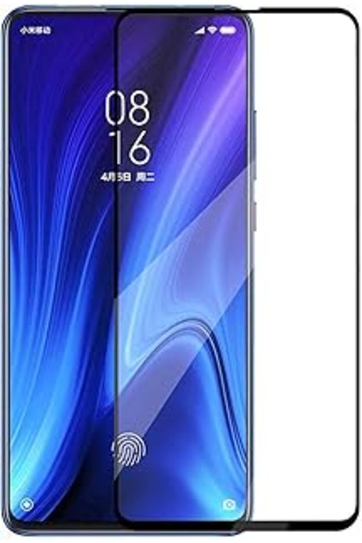 Pazarcan Microsonic Xiaomi Mi 9T Tam Kaplayan Temperli Cam Ekran Koruyucu Siyah