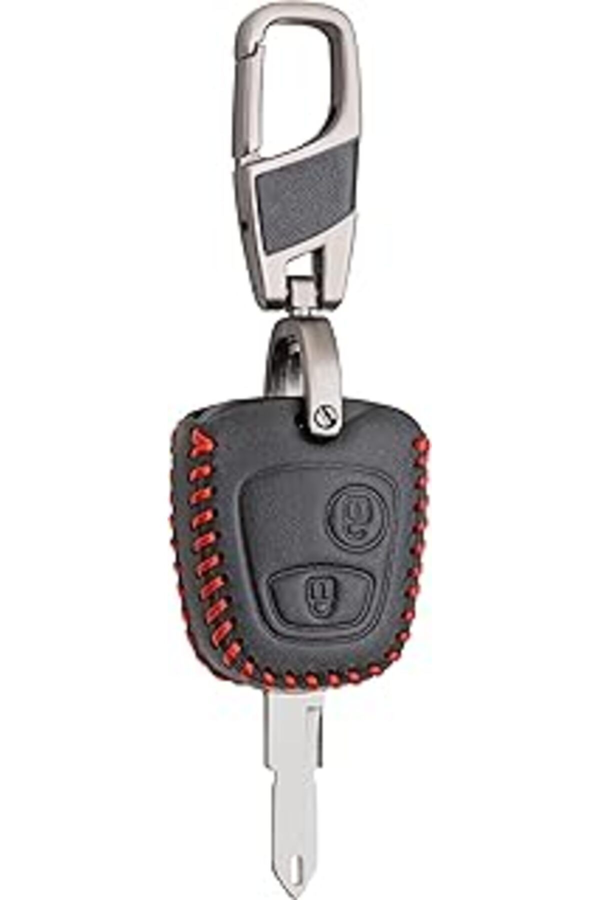 NZM TİCARET Alisveristime Deri Anahtar Kılıfı (Peugeot 107 206 207 306 307 407 2 Ile Uyumlu)