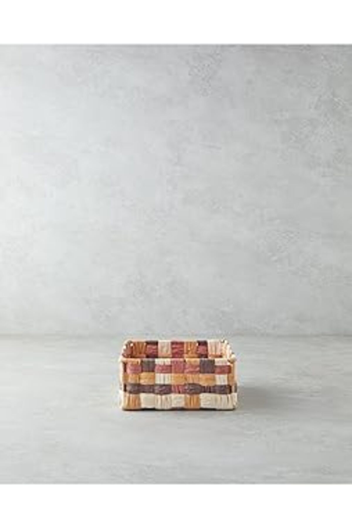 karadağsb English Home Modern Square Kağıt İp Sepet Kahve