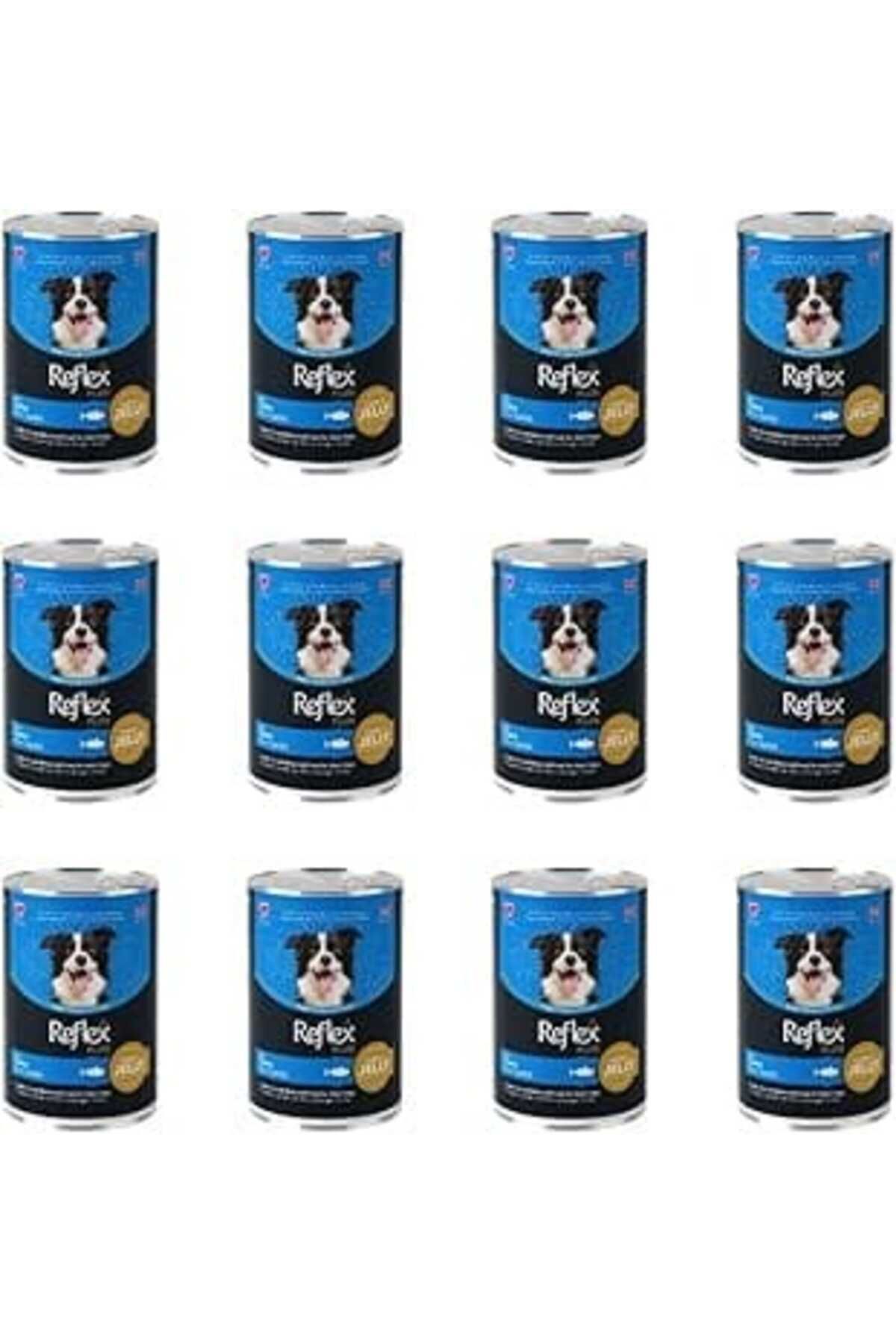 Pazarcan Plus Jöle İçinde Et Parçacıklı Ton Balıklı Yetişkin Köpek Konservesi 400 Gr (12 Adet)
