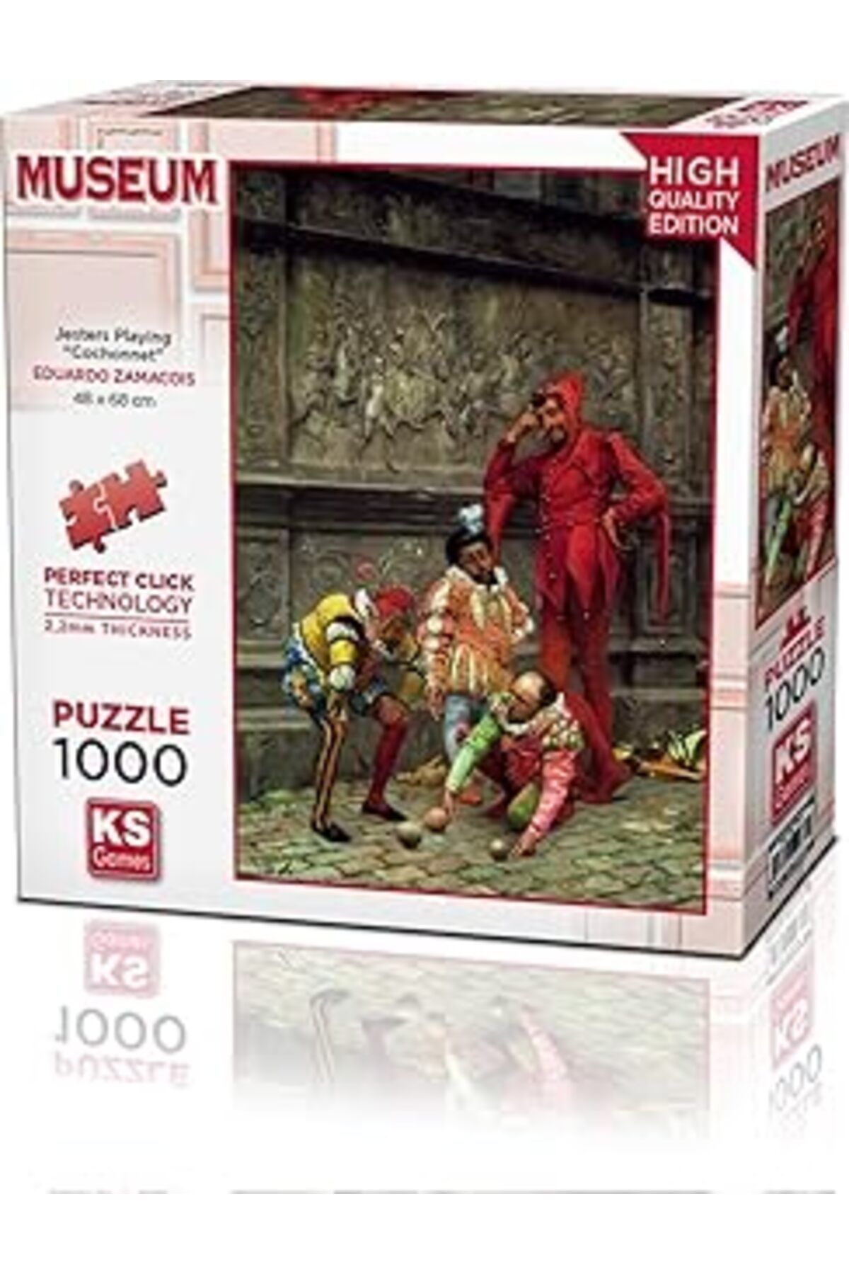 Mu Art 20662 Jesters Playing Cochonnet 1000 Parça Puzzle -Ks Puzzle