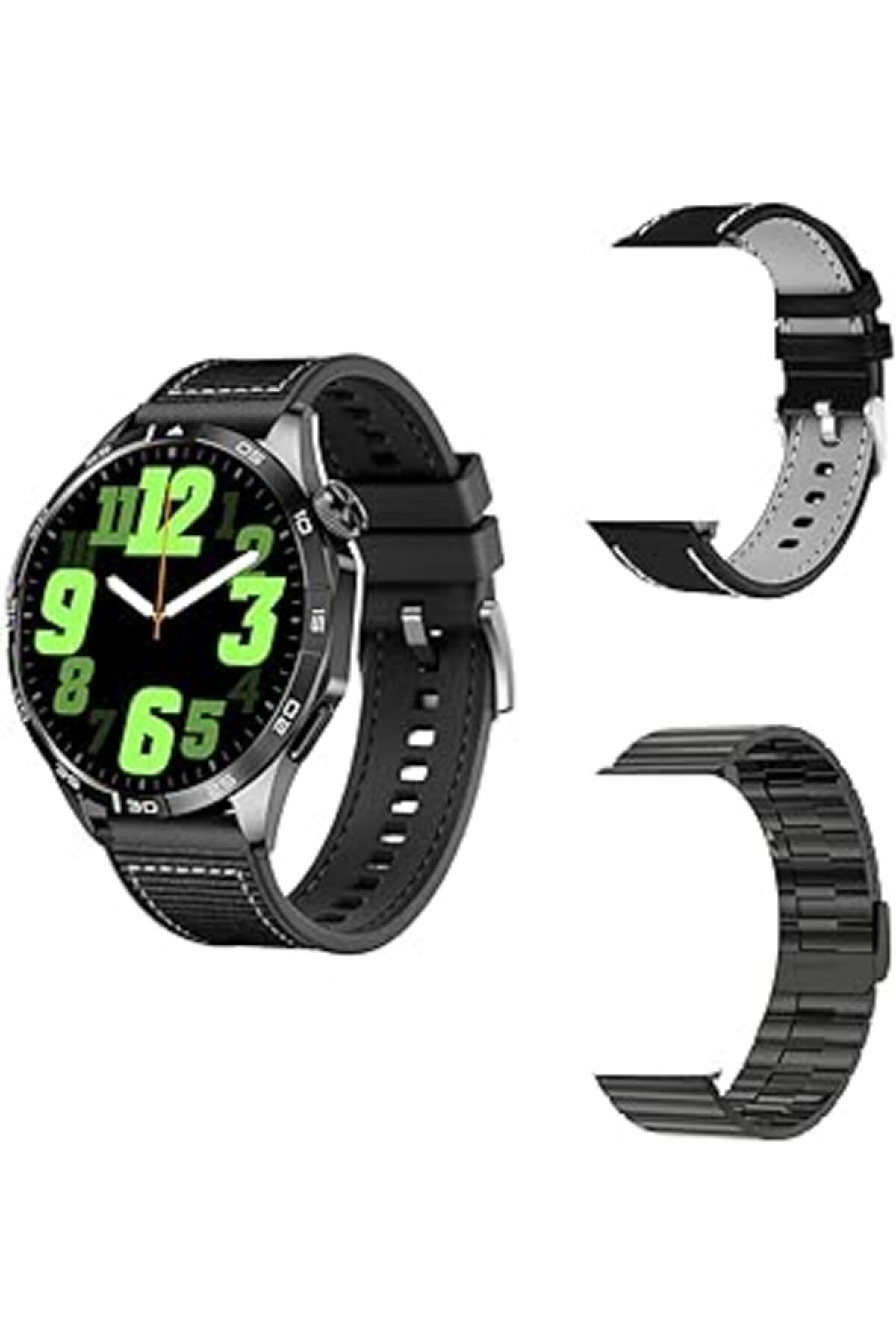 karadağsb Robeve G4 Watch Akıllı Saat Tüm Telefonlarla Uyumlu Akıllı Saat 46Mm Akıllı Saat 3 Kordonlu Akıllı