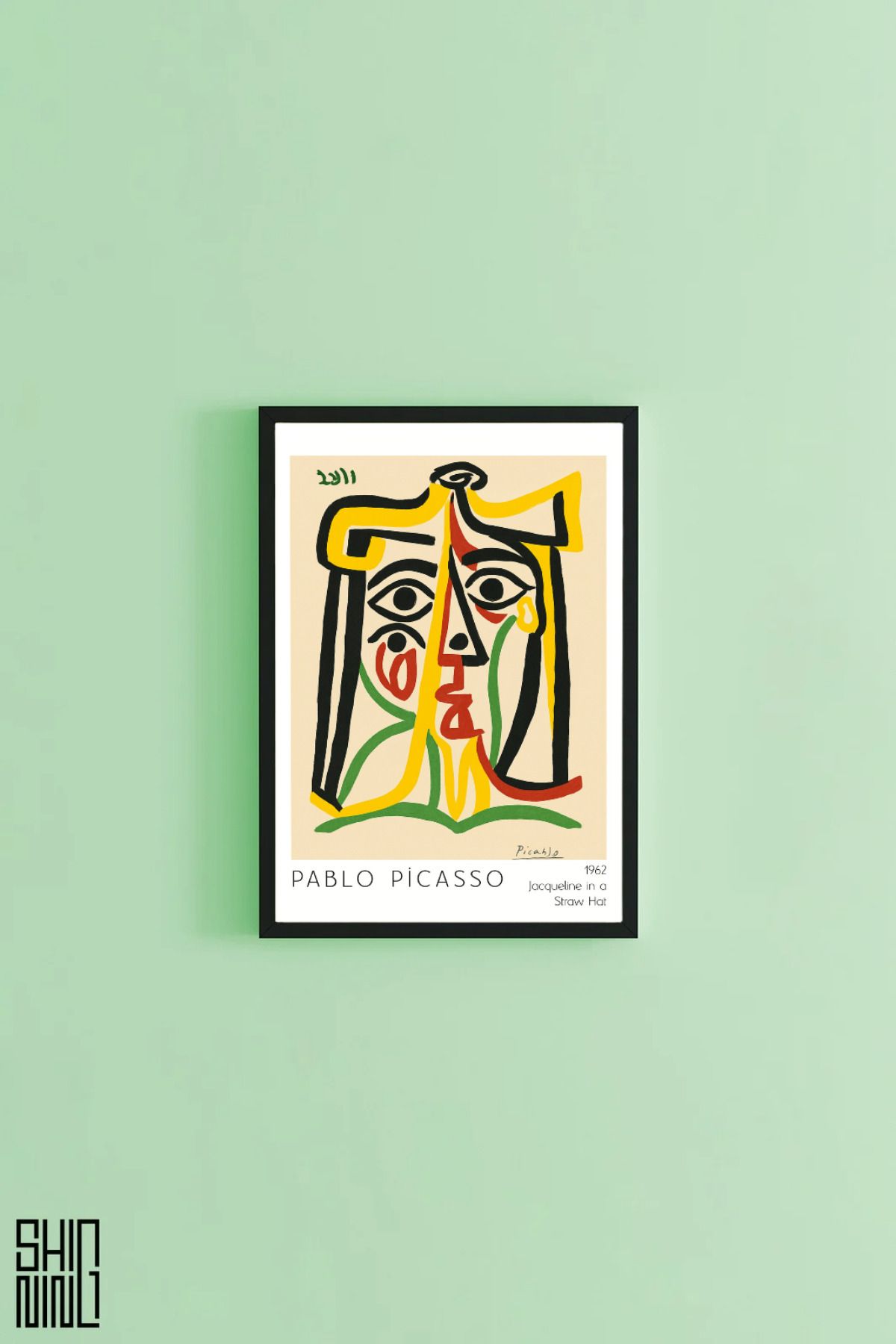 Home Çerçeveli "Pablo Picasso" Tablo