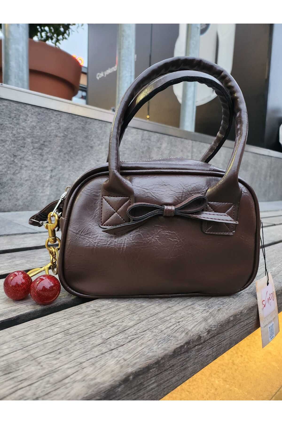 shigo Mini Fiyonk Detaylı El Çantası