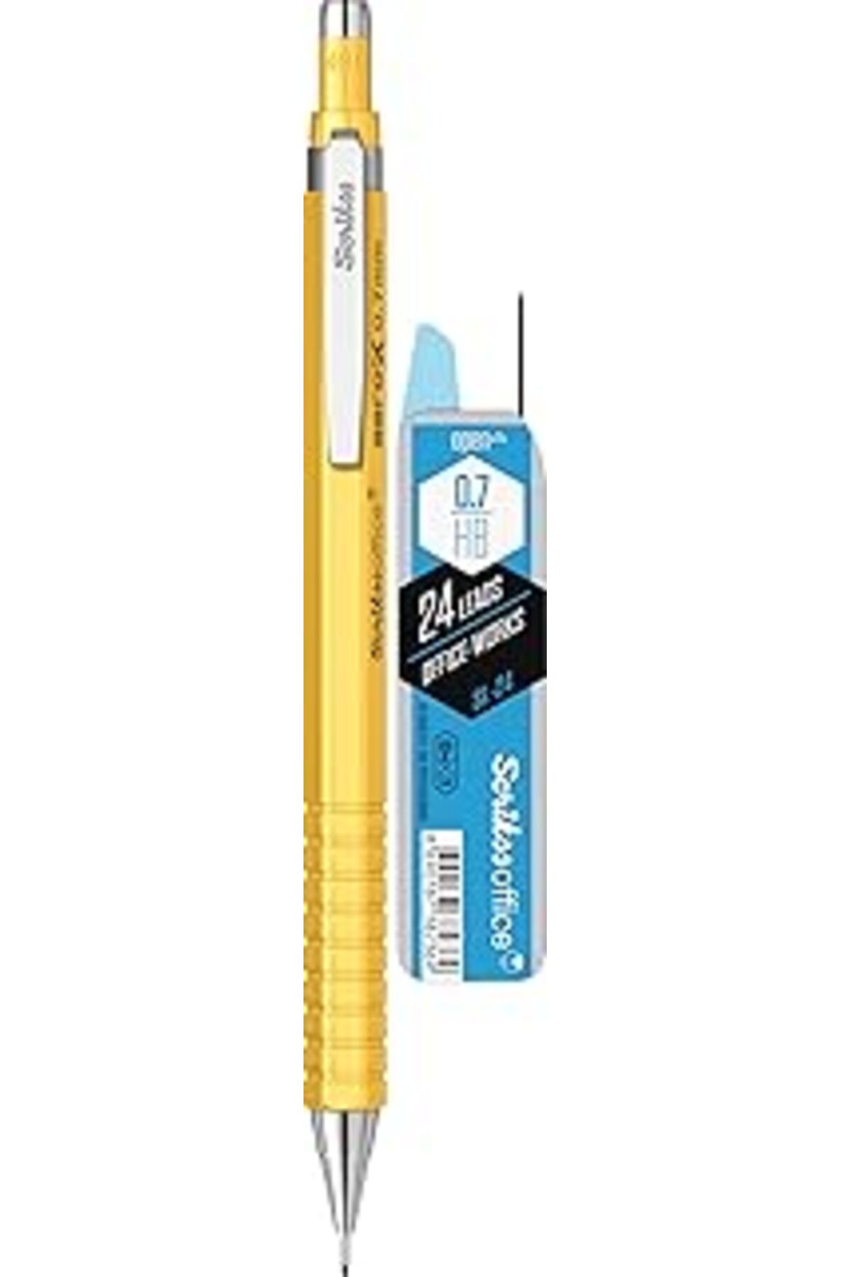 nazeninstoğu Scrikss Office Aero-X Versatil 0.7 Mm Sarı & Sl-24 Min Hb 2'Li Blister