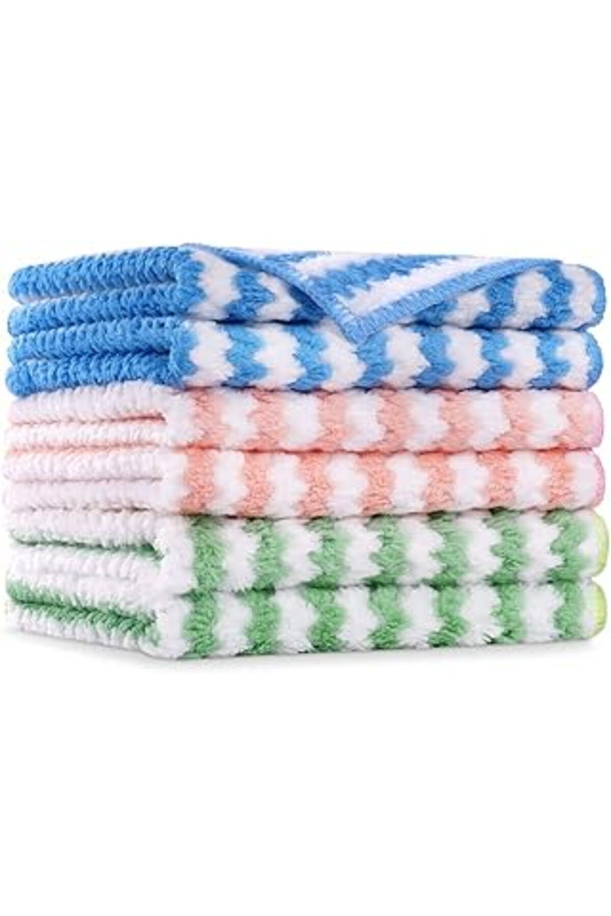 nazeninstoğu Vicloon Mikrofiber Temizleme Bezleri, 6 Adet Süper Emici Mikrofiber Temizleme Bezi, Yeniden Kullanı