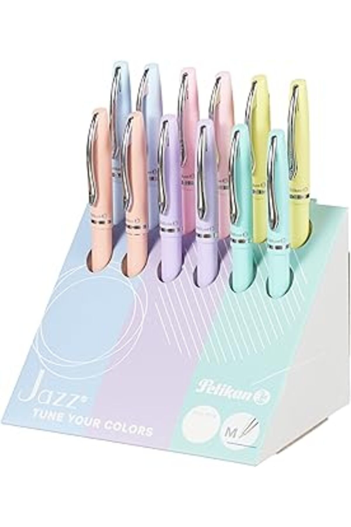 NETWORK ART Pelikan Jazz Pastel Tükenmez Kalem 12li Display