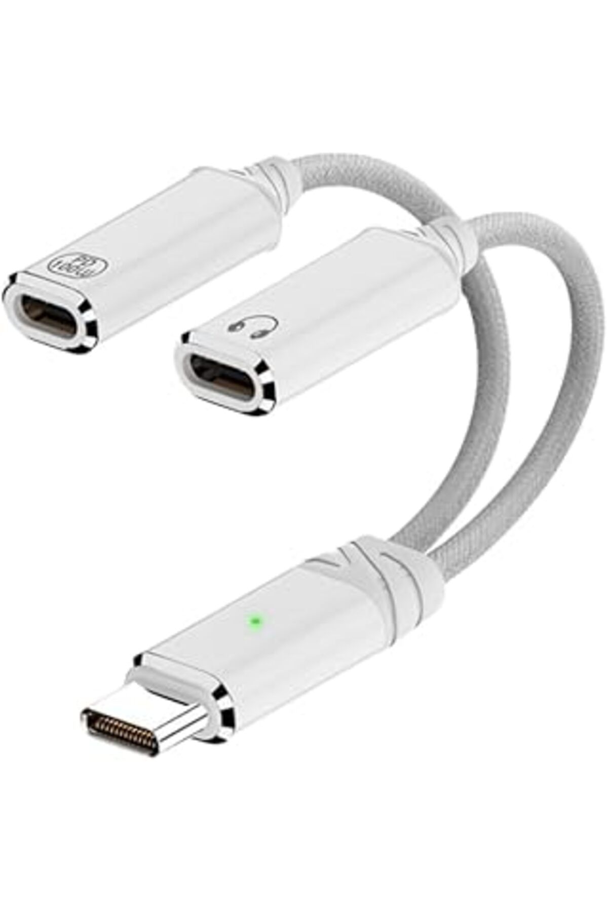 karadağsb Livx 2In 1 100W Type C To Type C & Type C Hızlı Şarj Kulaklık Arama Dönüştürücü Otgtc