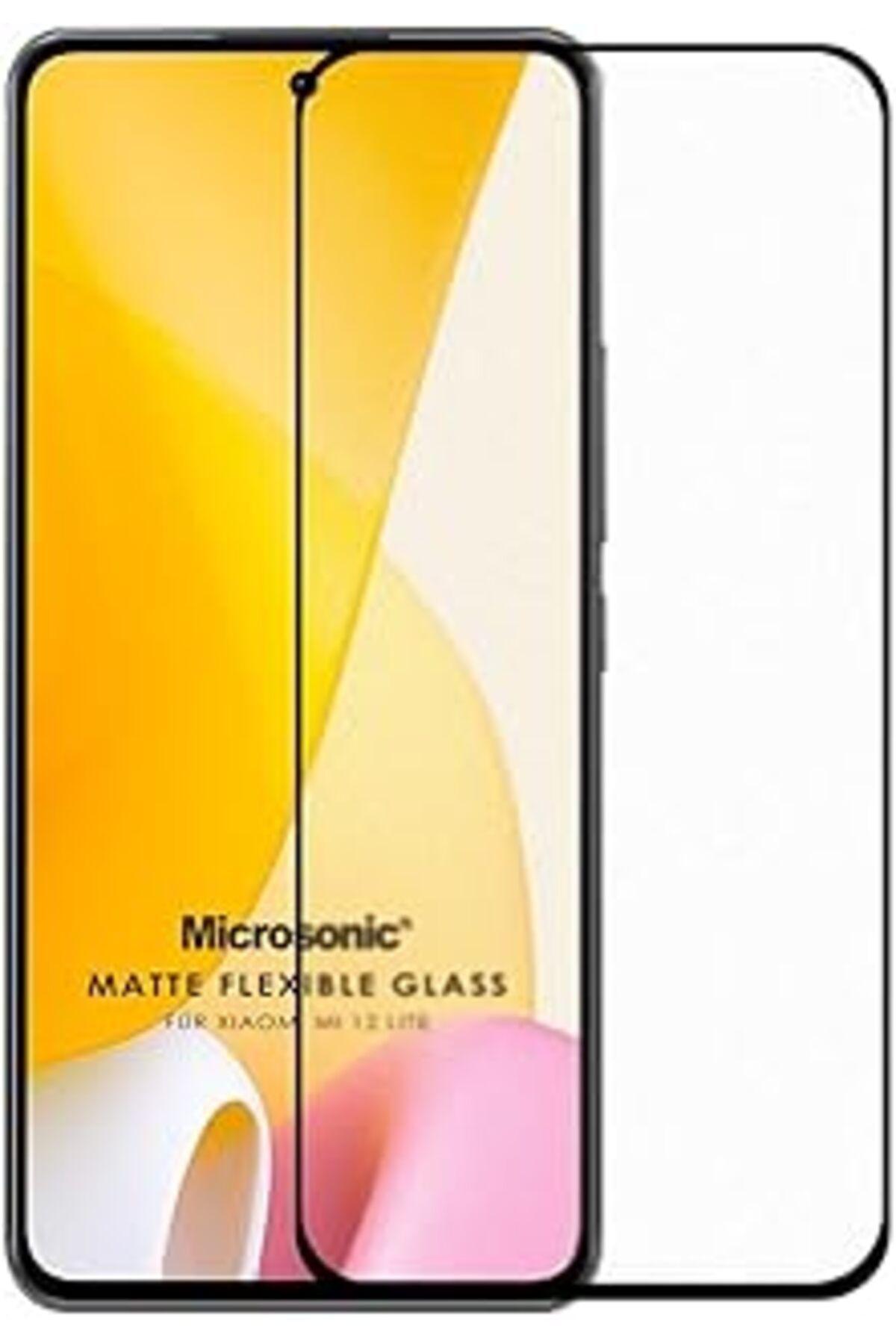 jupiter global bazaar Microsonic Xiaomi Mi 12 Lite Seramik Matte Flexible Ekran Koruyucu Siyah