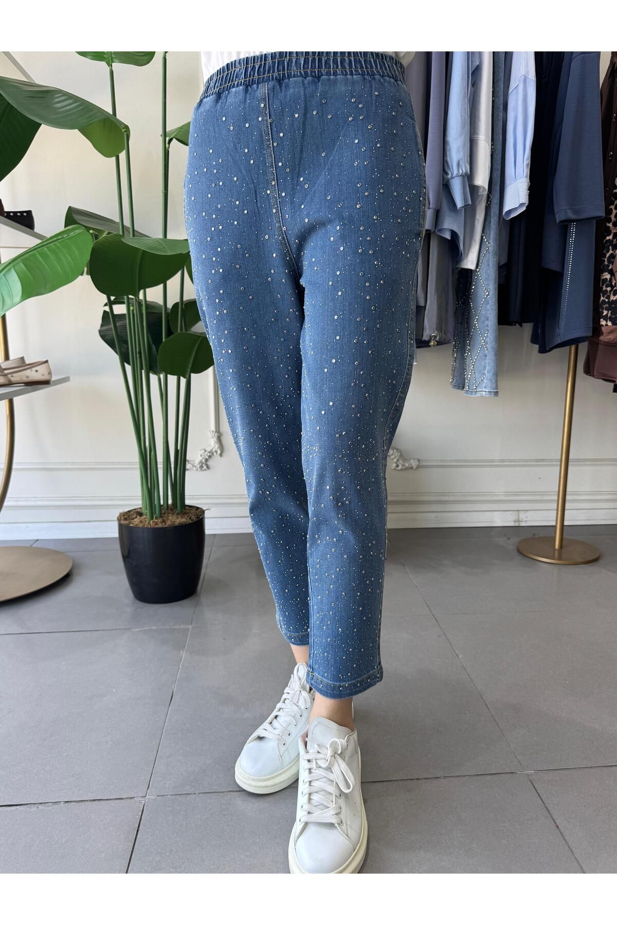 Missemramiss DENİM TAŞLI PANTOLON