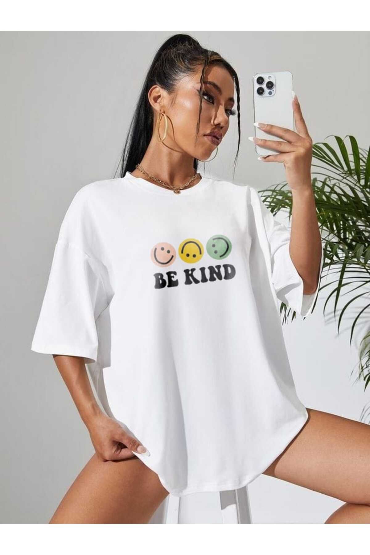 TekTarzz Unisex Be Kıng Baskılı Tasarım Tshirt