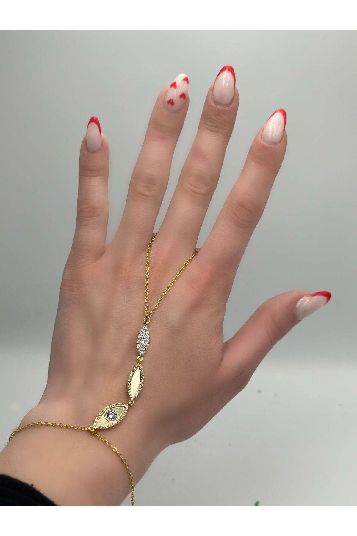MyladyAccessoriess Çift Renk Ve Göz Detaylı Çelik Şahmeran