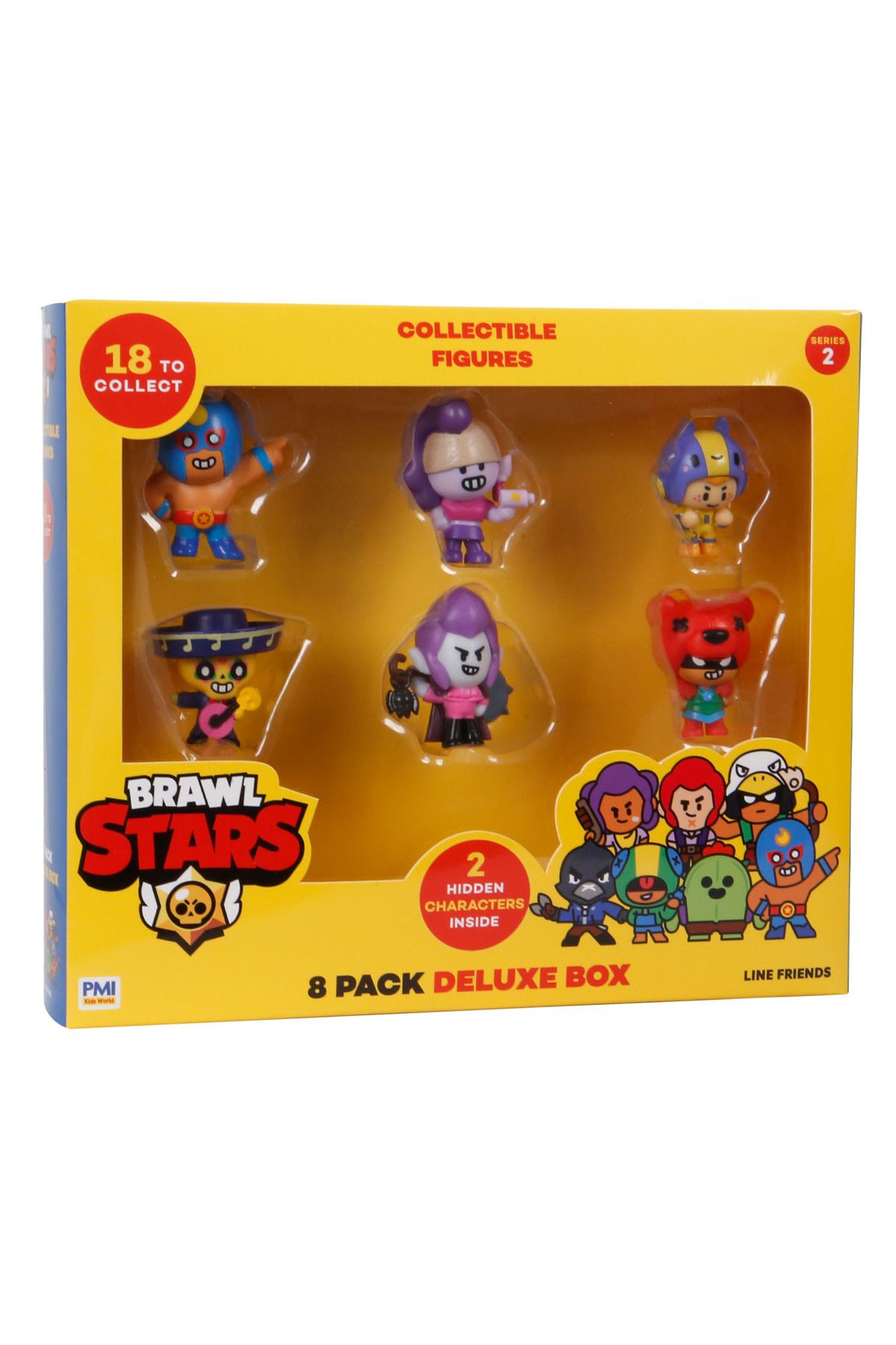SECTOYS Brawl Stars 8'li Delüks Figür Oyuncak Brawl Stars Heros