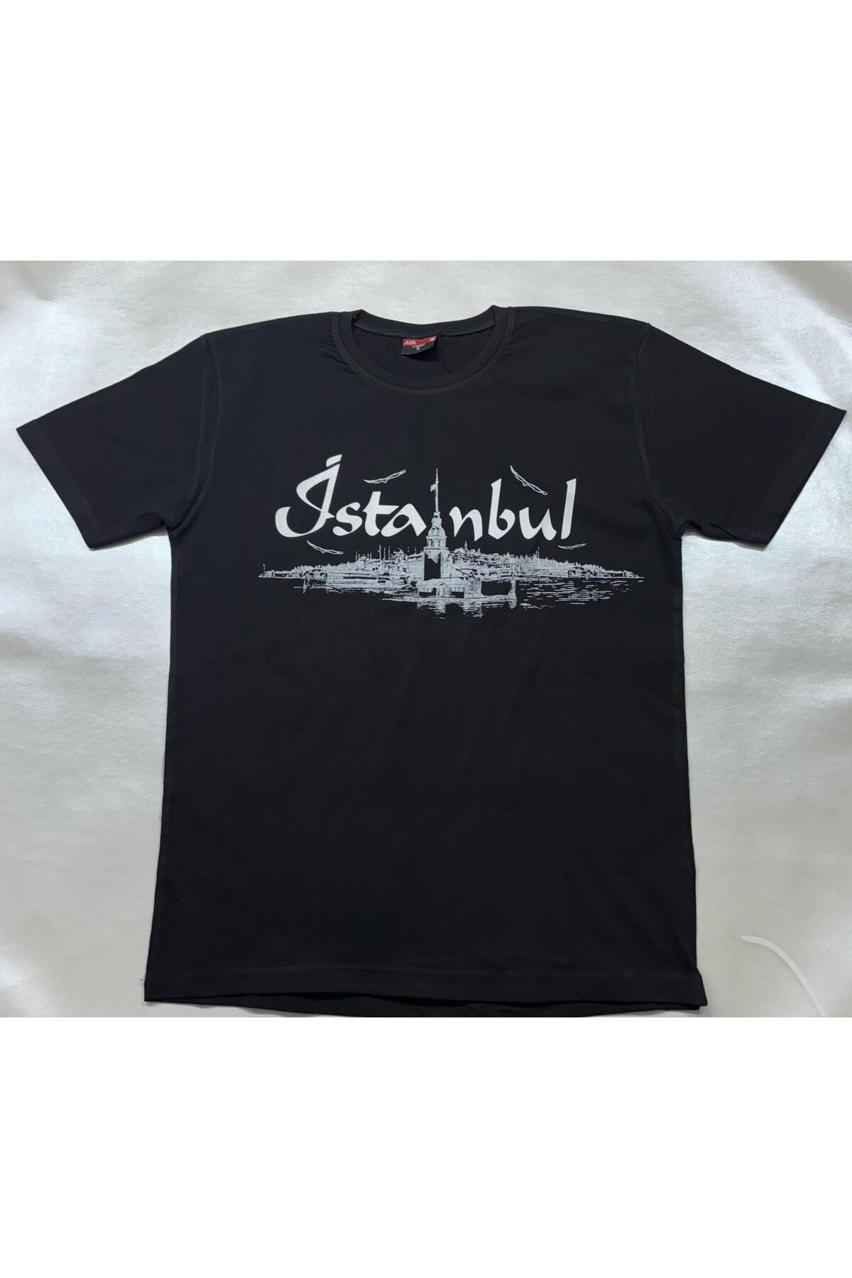 İlyada Home İSTANBUL BASKILI T-SHİRT