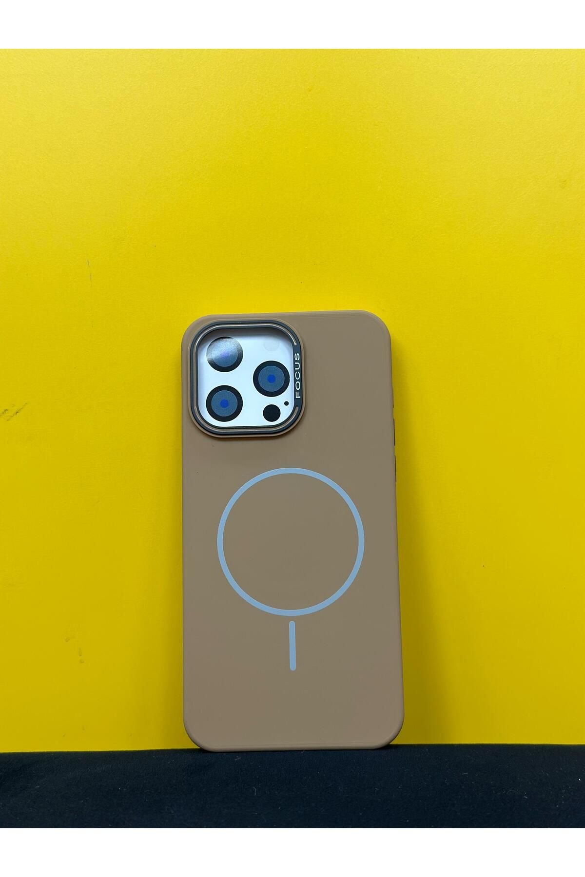 PEXURA TECH Apple iPhone 16 Pro Max Magsafe Uyumlu Mat Silikon Telefon Kılıfı + Metal Kamera Koruma