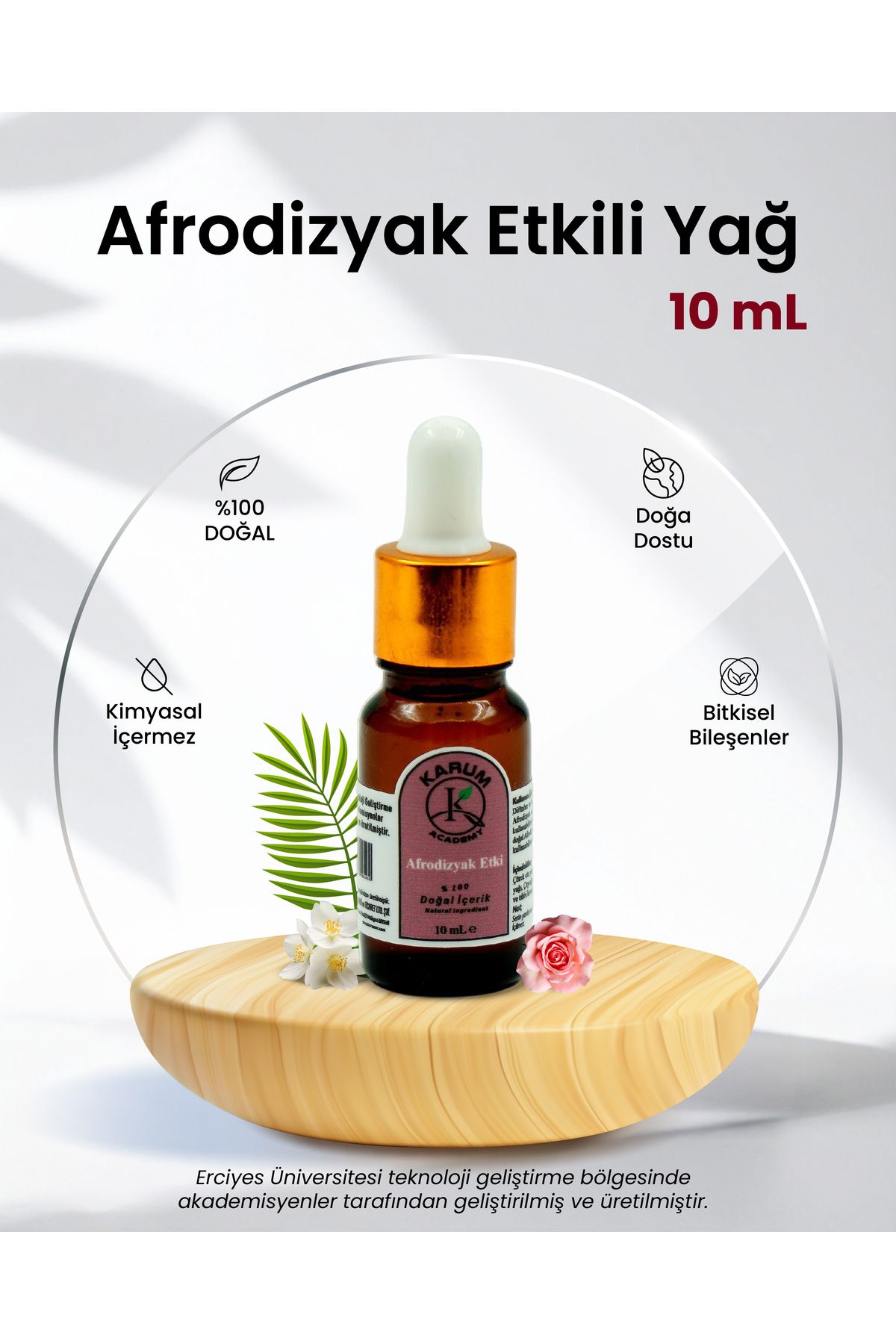 karum academy Aromaterapi-sinerji %100 Doğal Cam Damlalıklı Etkili Buhurdanlık Uçucu Yağı 10ml