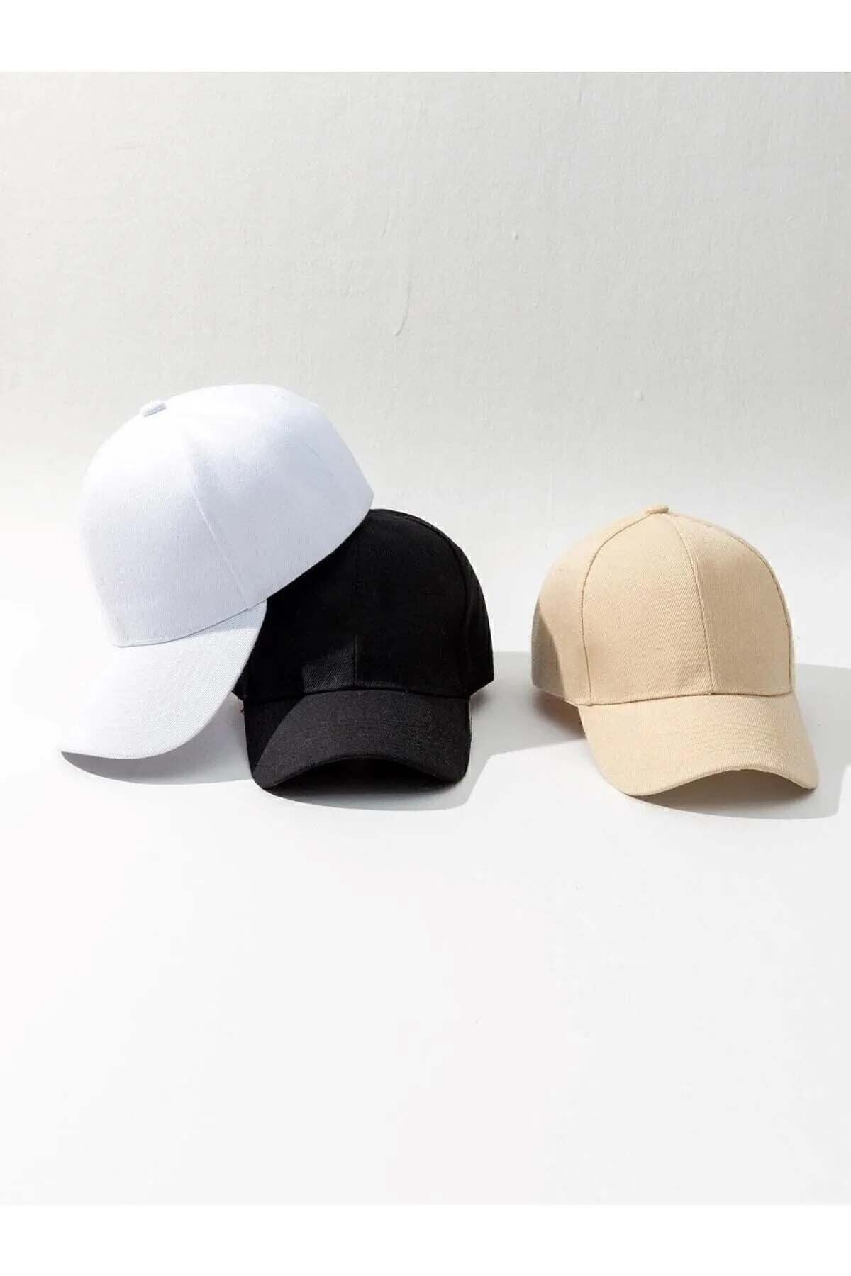 MYZİ STORE 3 Adet Unisex Spor Şapka Cap