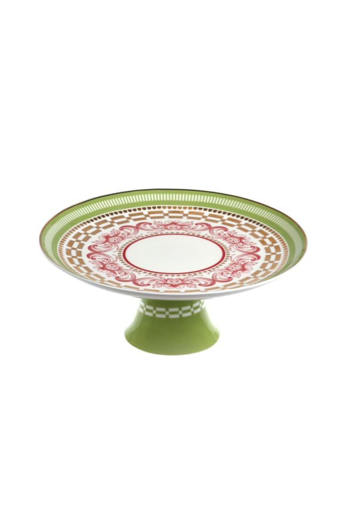 Lucky Art Lancelot New Bone China Porselen Ayaklı Kek Standı