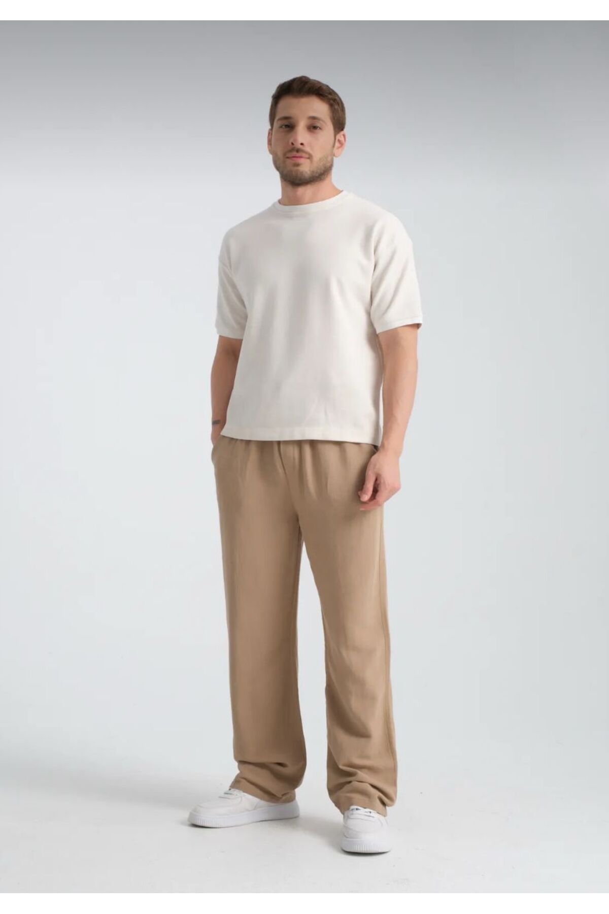 LC Waikiki Rahat Erkek Keten Baggy Pantolon