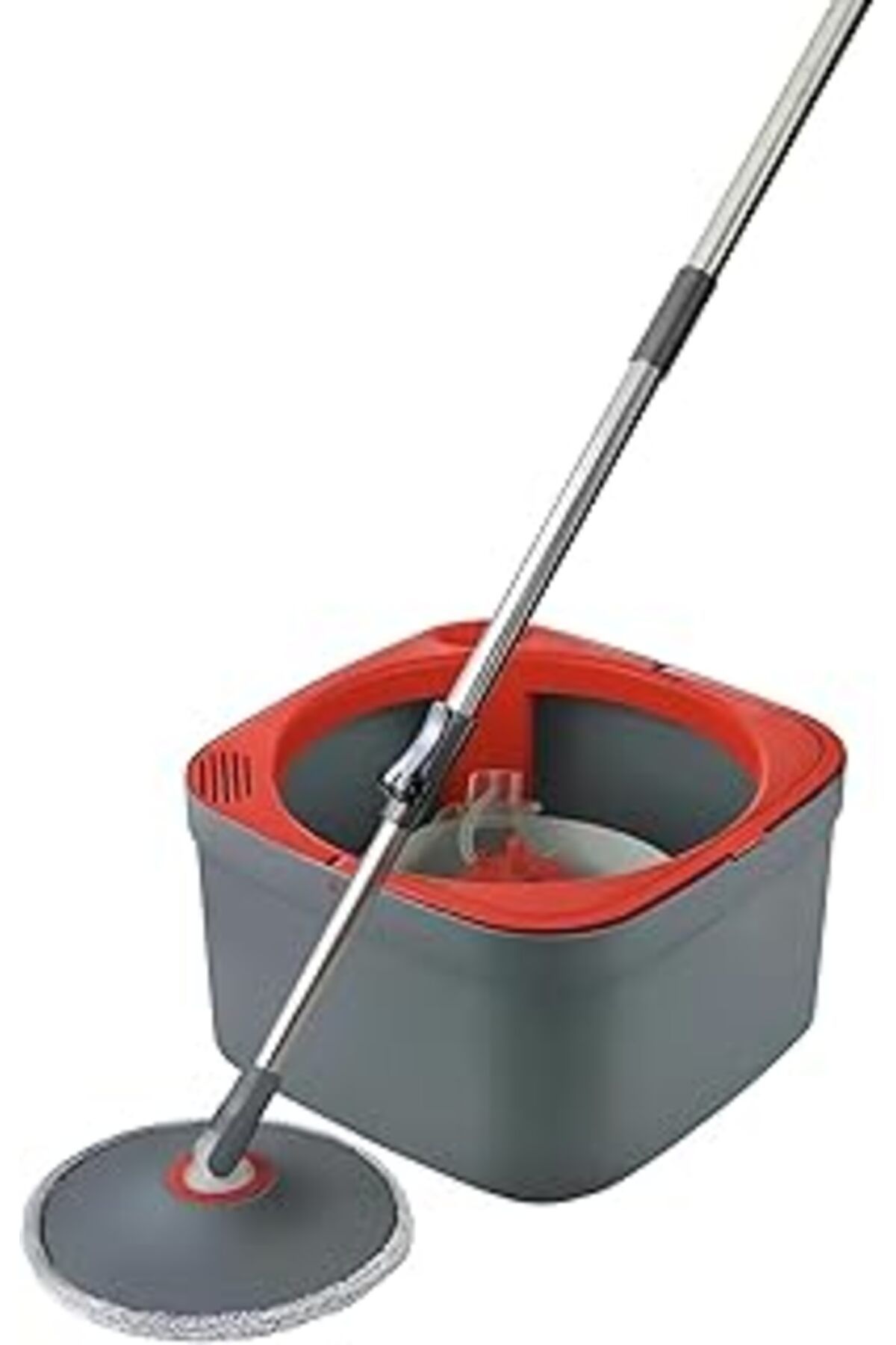 NETWORK ART Arsimo Temiz ile Kirli Suyu Ayıran Otomatik Temizlik Microfiber Döner Başlıklı Mop Seti
