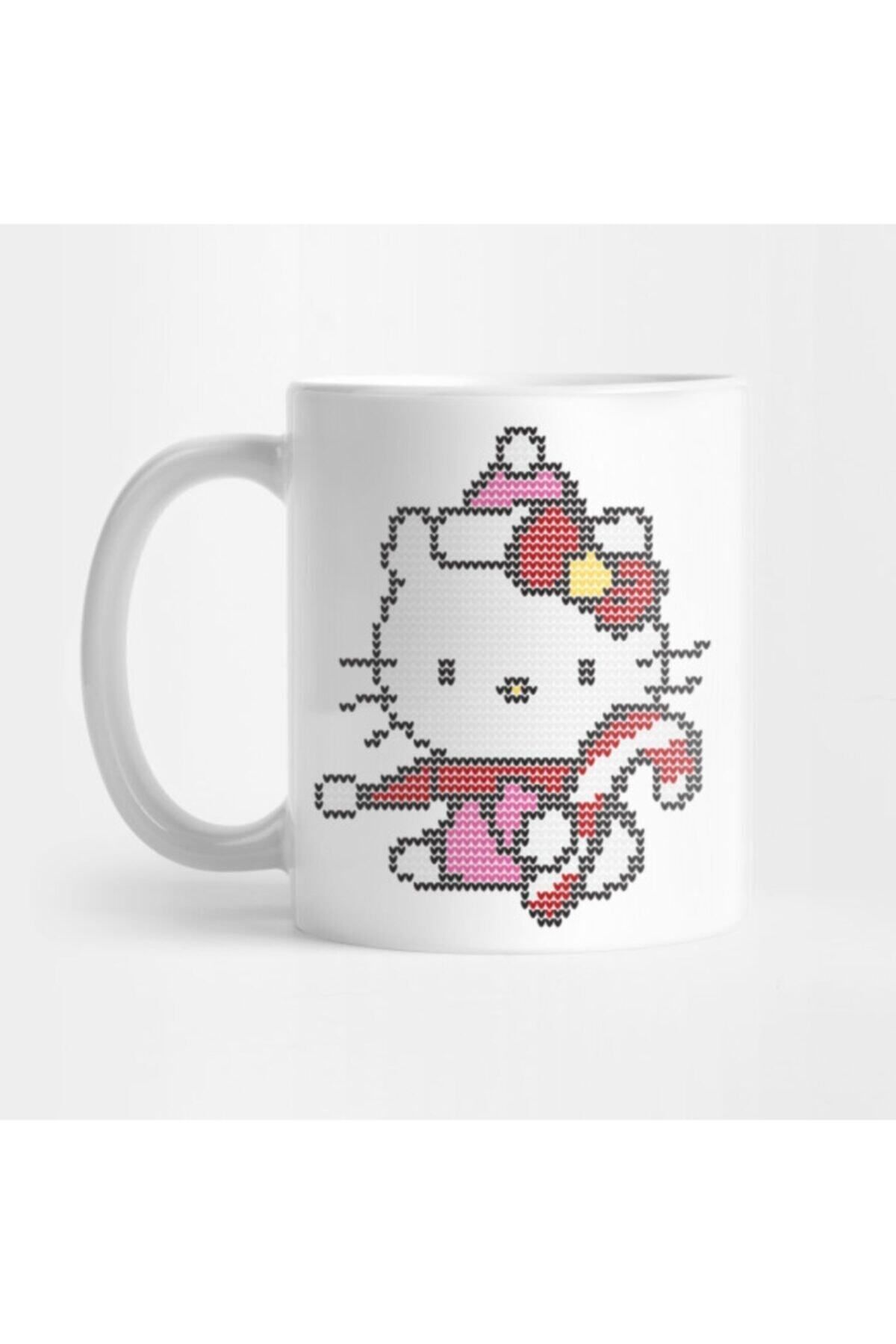 BİBANAPROMOSYON Christmas Hello Kitty Kupa