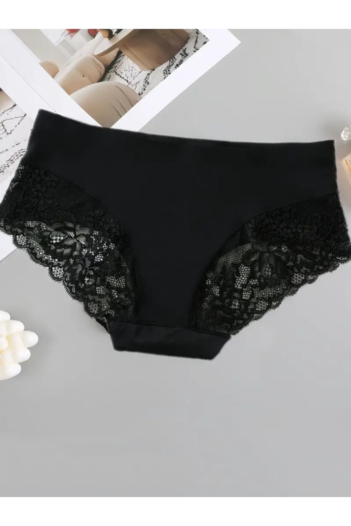 ARUZ MODA Kadın Düşük Bel Dalgıç Kilot