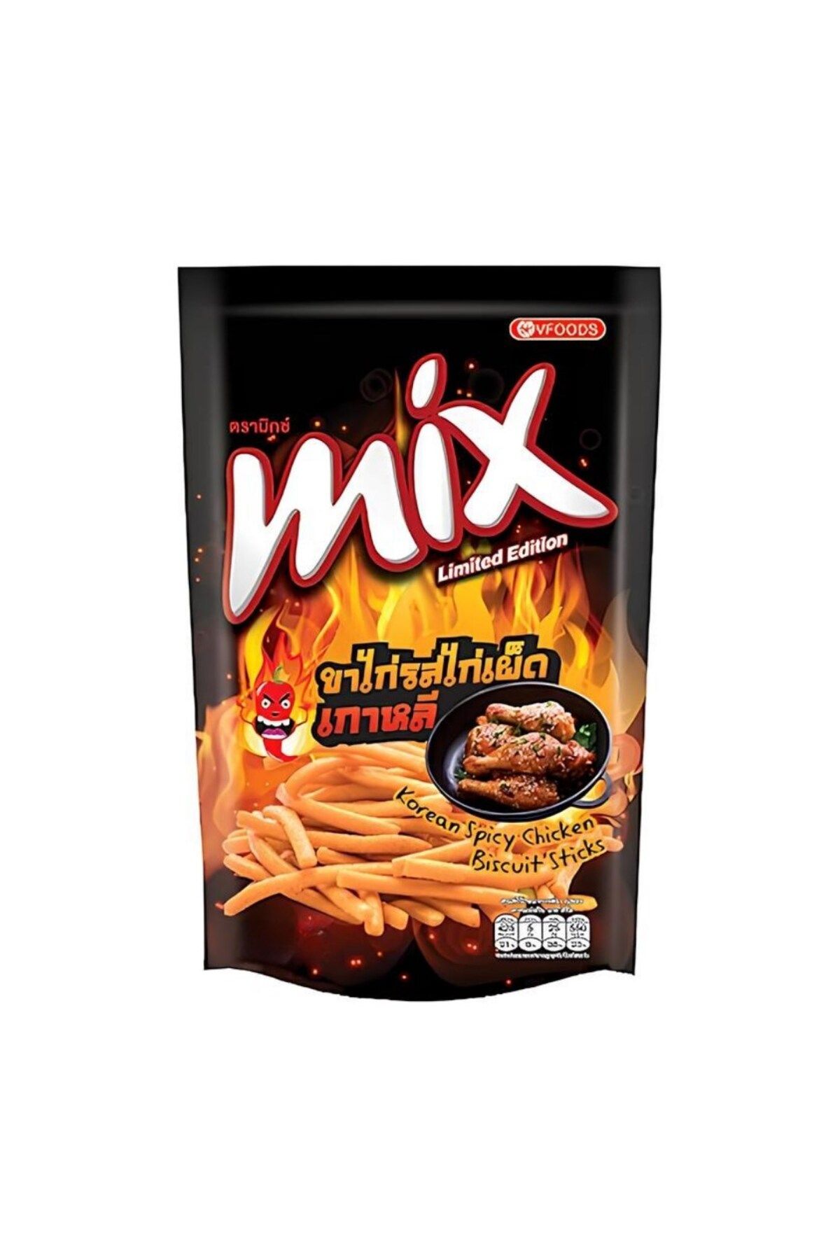 VFOODS Mix Spicy Korean Chicken Biscuit Sticks 50g
